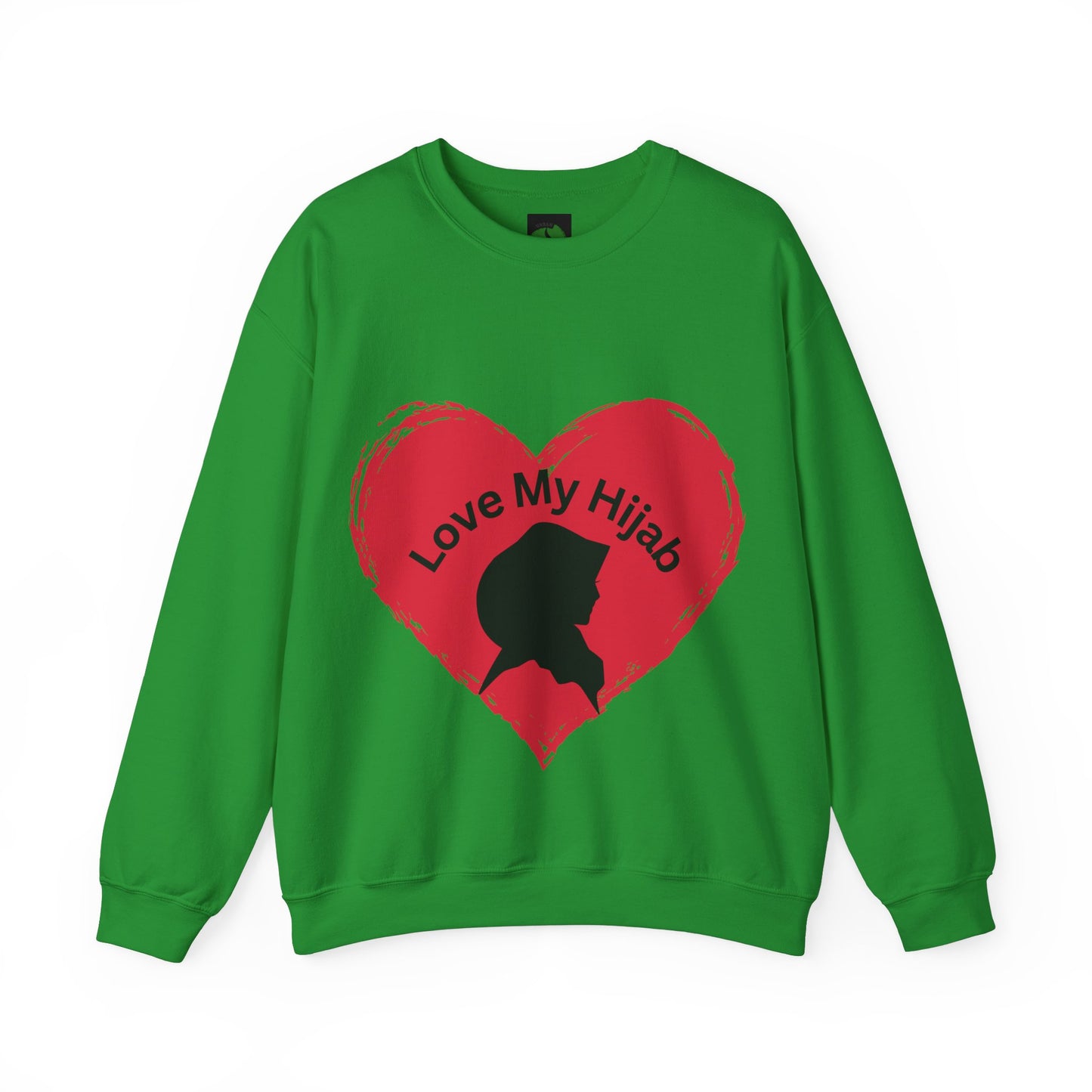 Love My Hijab Heavy Blend Sweatshirt - Unisex Crewneck for Comfort and Style Muslim Women Clothing