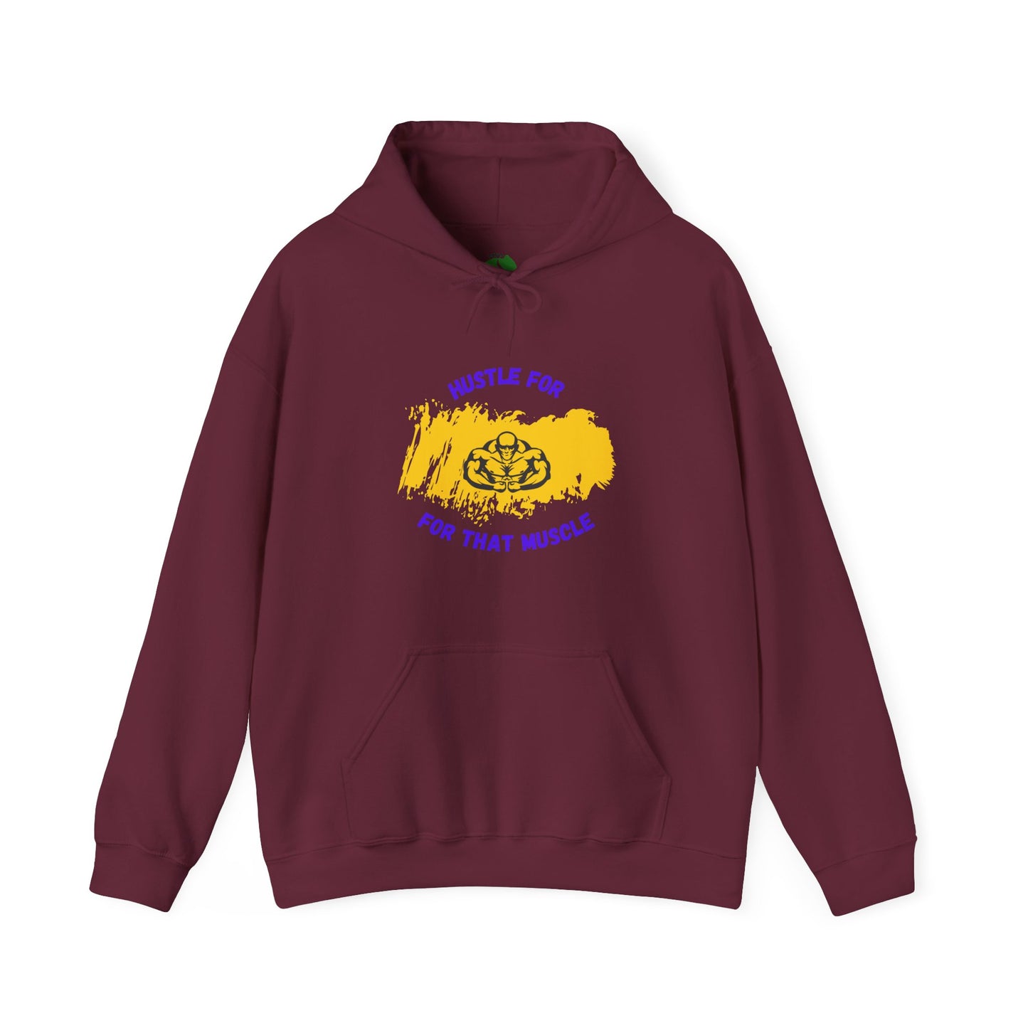 Hustle for That Muscle Hoodie - Unisex Heavy Blend™ Sweatshirt Gym Clothing Hoodie
