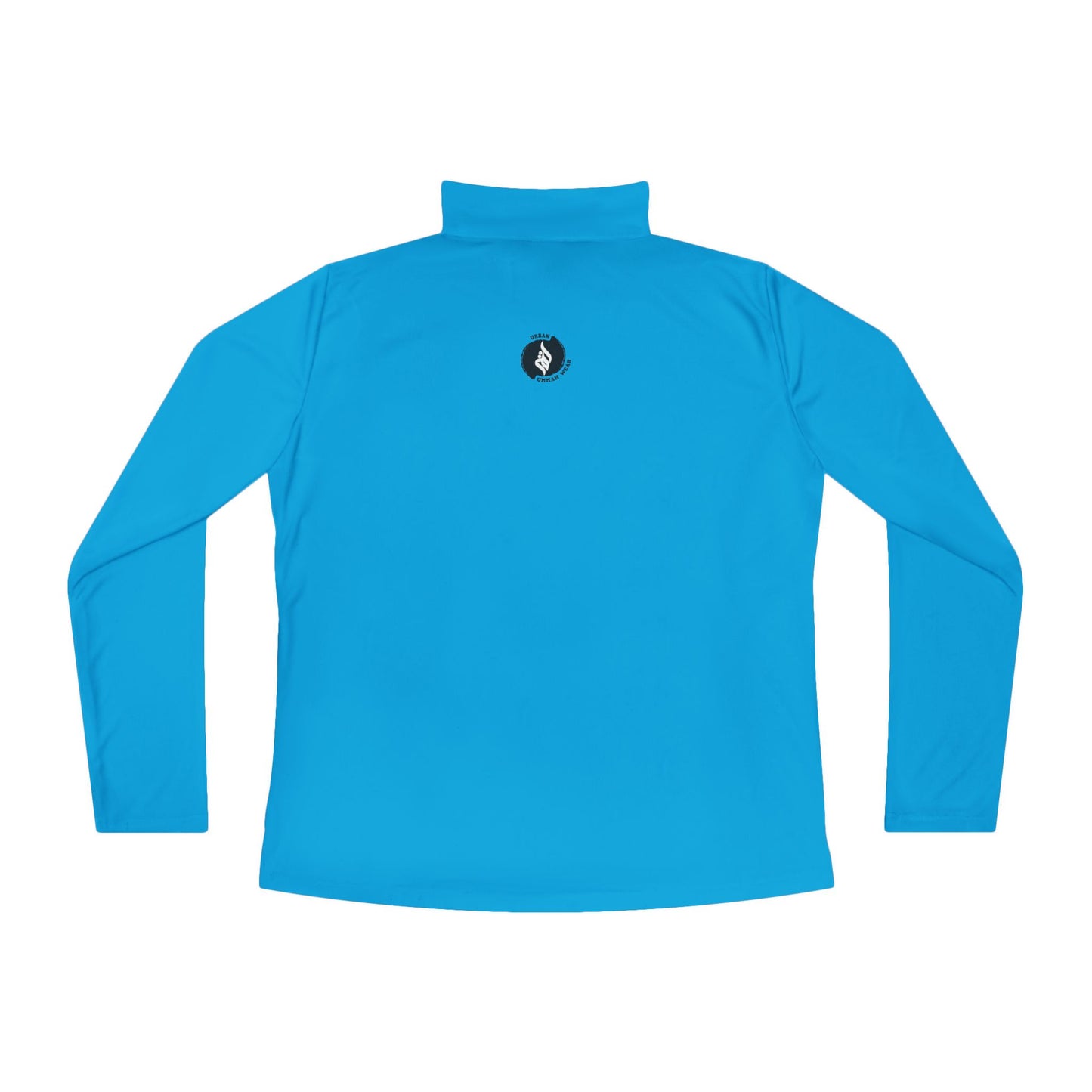Ladies Quarter-Zip Pullover with Heart Design - Perfect for Active Lifestyle Muslim Women Clothing