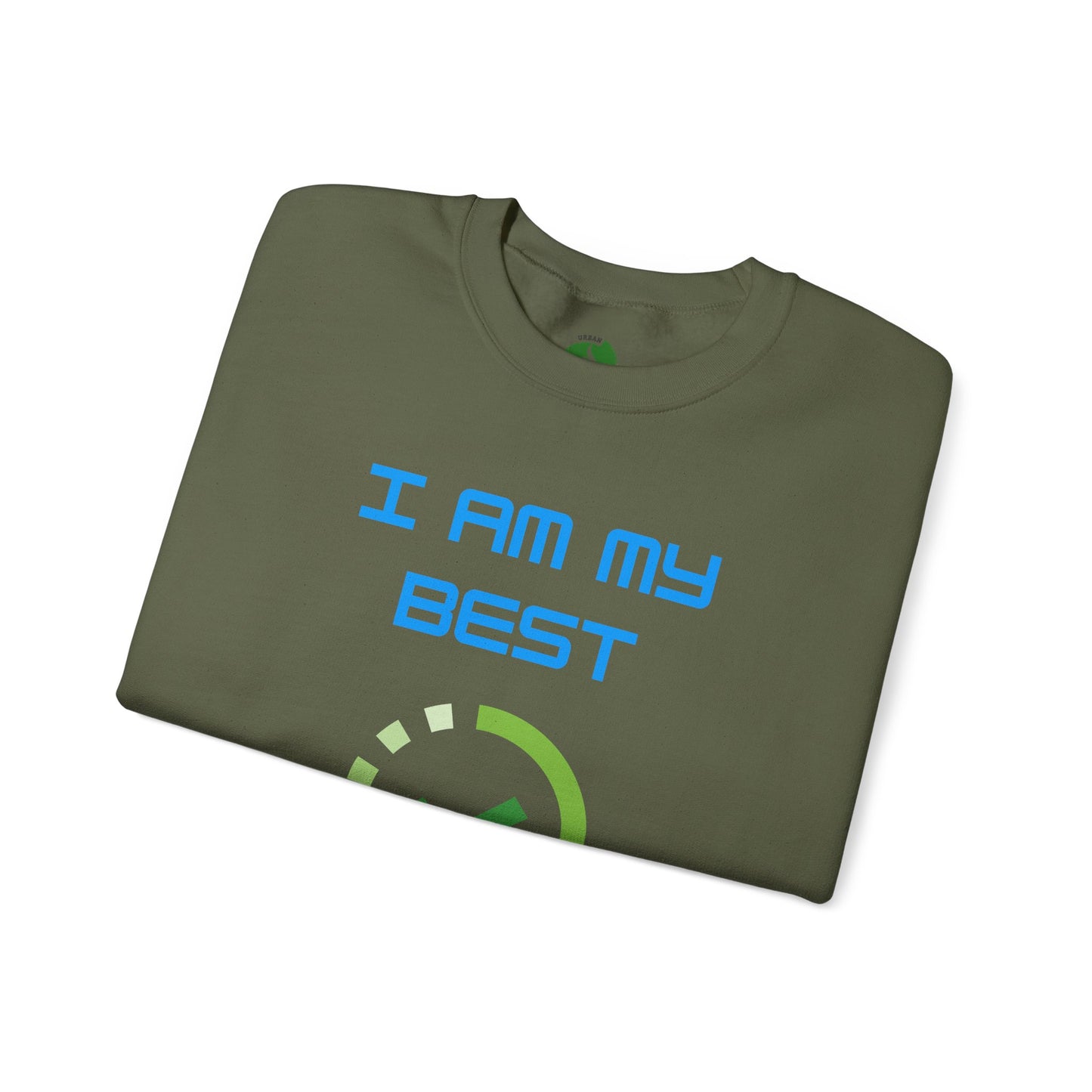 I Am My Best Upgrade Crewneck Sweatshirt | Unisex Heavy Blend™ Funny Humour Sweat Shirt