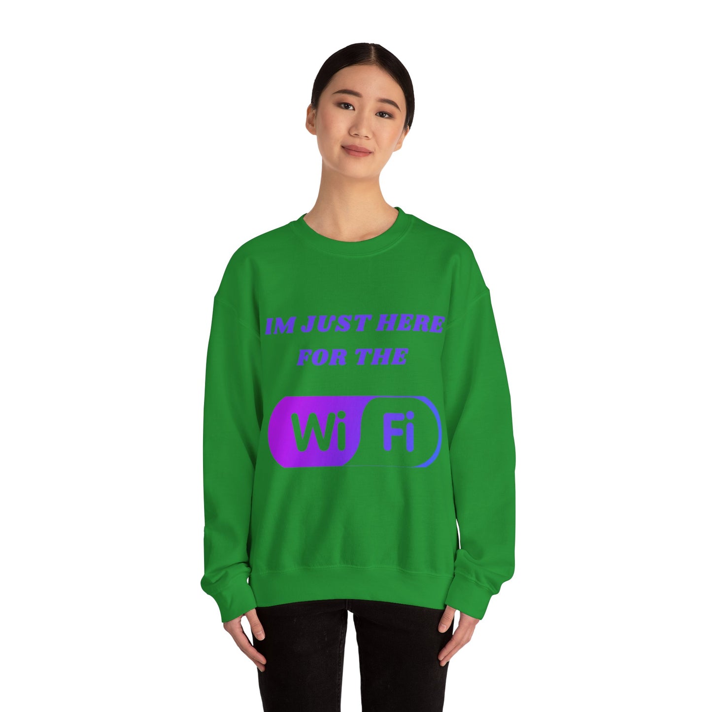 Funny WiFi Sweatshirt for Internet Lovers Humour Joke Clothing Sweat Shirt