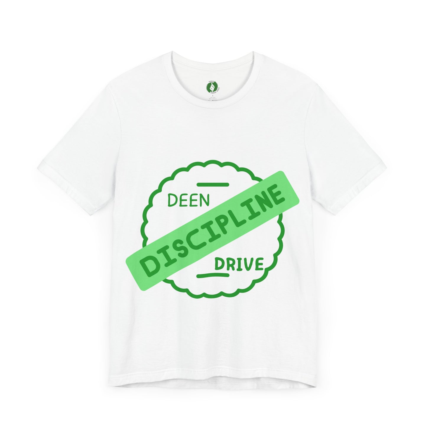 Motivational Discipline Tee - Unisex Jersey Short Sleeve Shirt Muslim Youth Fashion T Shirt