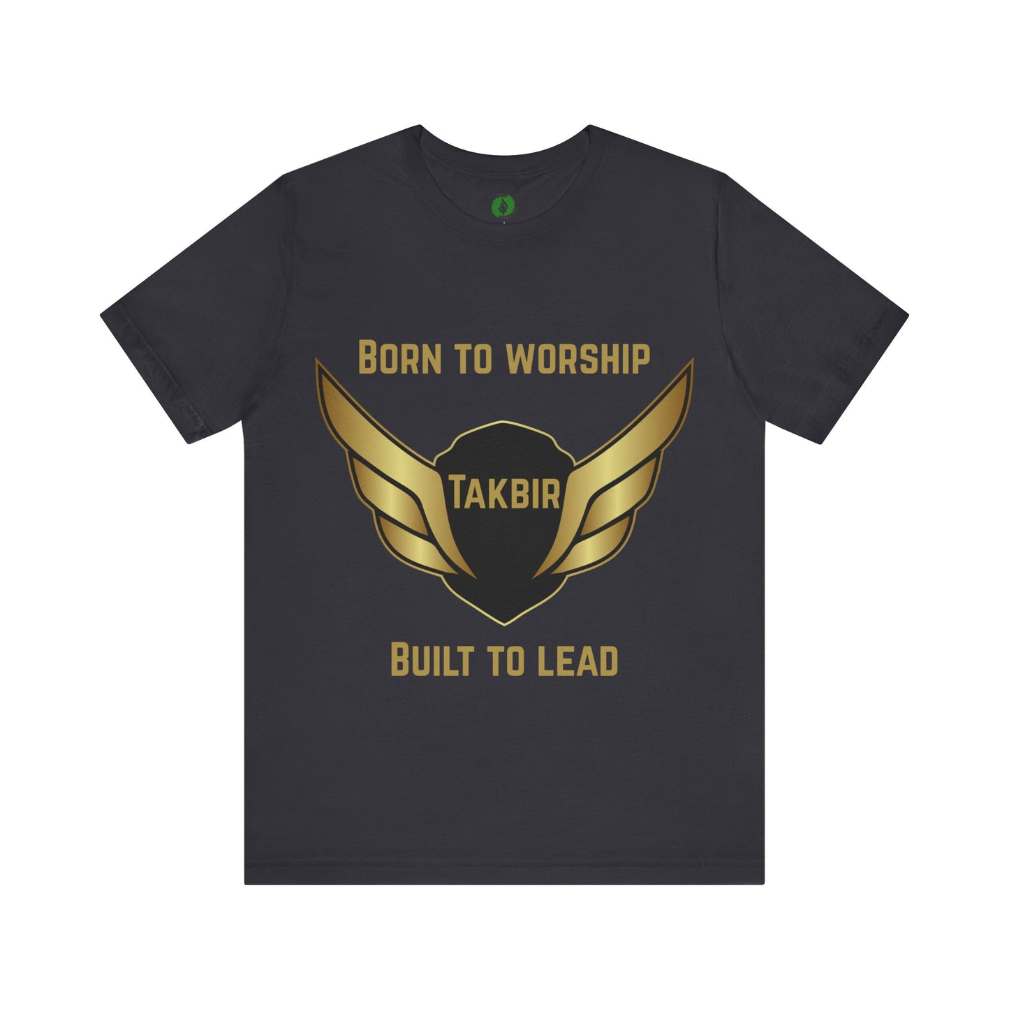 Inspirational Unisex Short Sleeve Tee - 'Born to Worship' Muslim Streetwear Fashion T Shirt