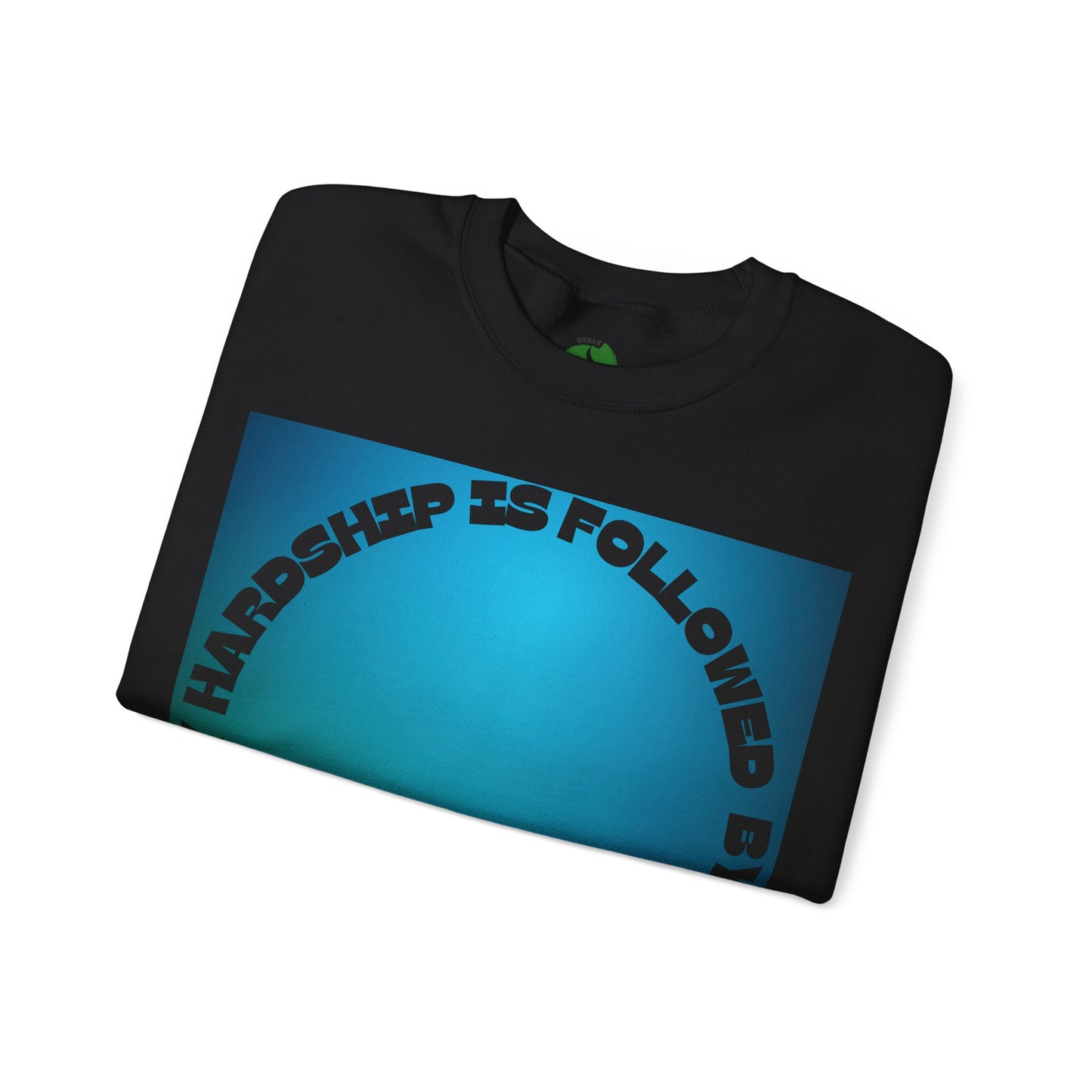 Inspirational Crewneck Sweatshirt - Every Hardship is Followed by Ease Modern Islamic Clothing