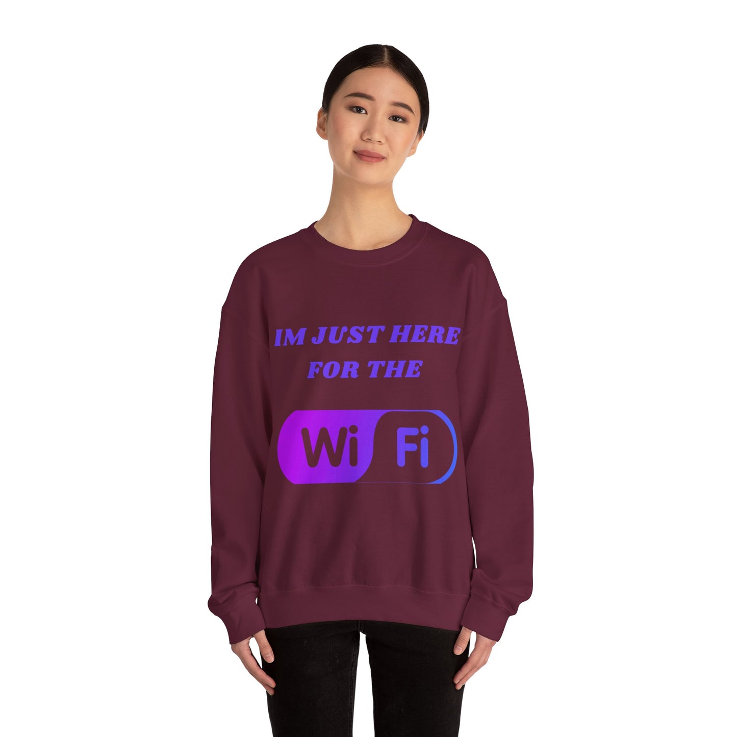 Funny WiFi Sweatshirt for Internet Lovers Humour Joke Clothing Sweat Shirt