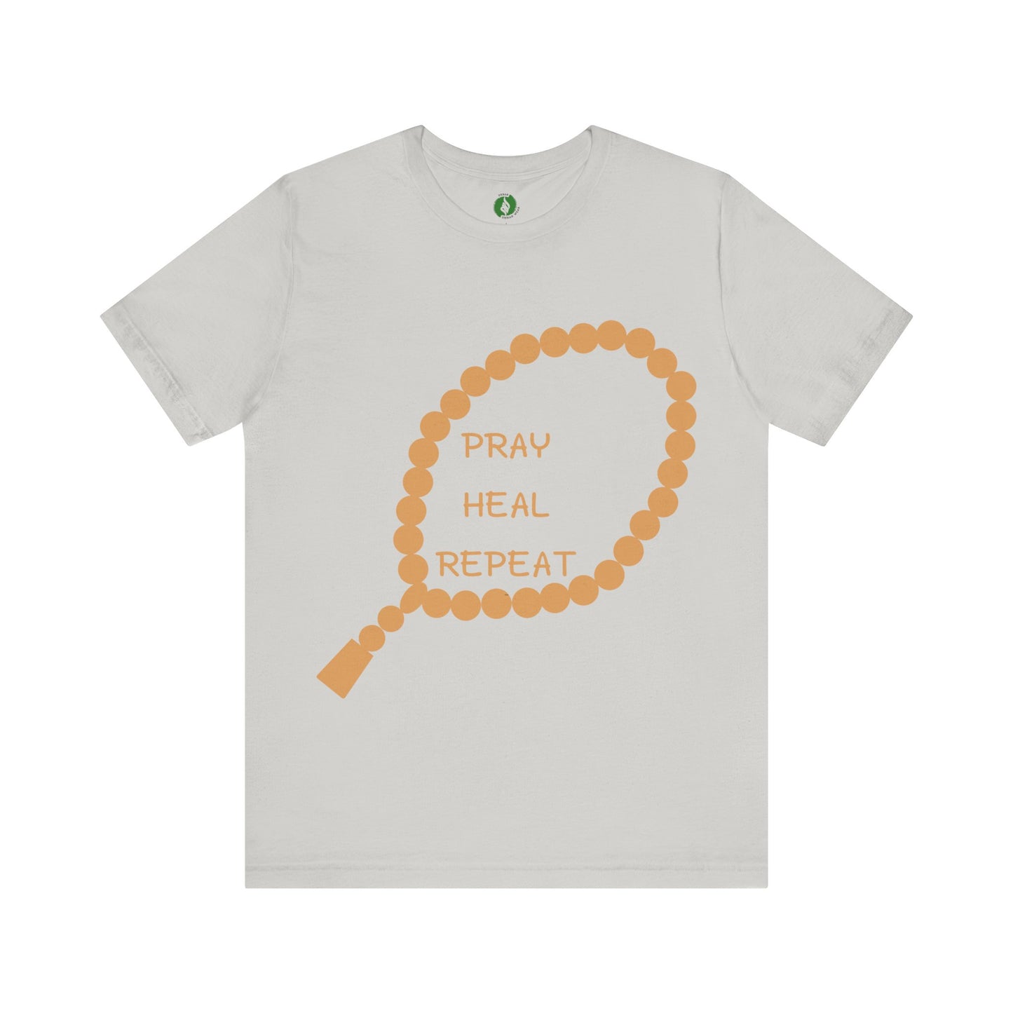 Pray Heal Repeat Unisex Jersey Tee - Inspirational Spiritual Shirt Islamic Street Fashion