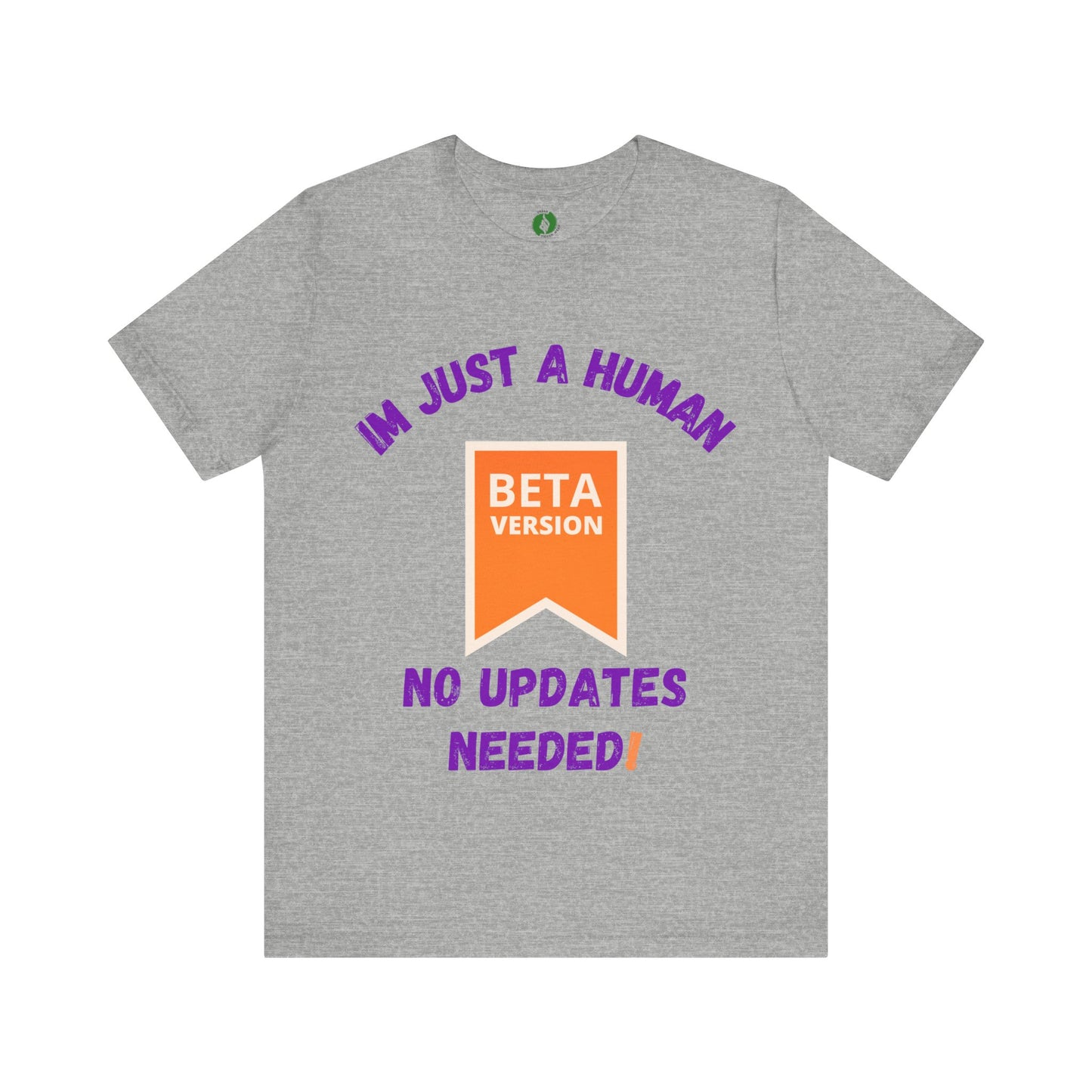 Humorous Beta Version T-Shirt for Casual Wear Humour Clothing T Shirt