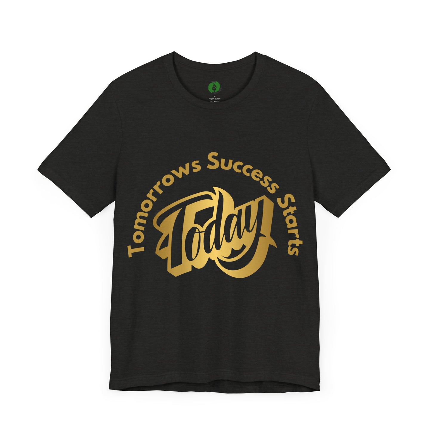 Inspirational Success Tee - "Tomorrow’s Success Starts Today" Unisex Jersey T-Shirt Gym Motivation T Shirt