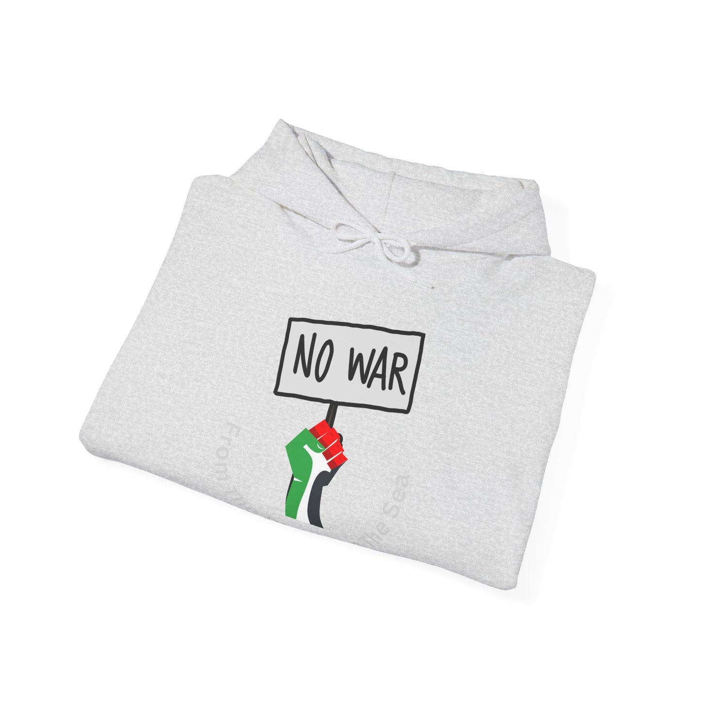 Unisex Heavy Blend™ Hoodie - NO WAR Protest Sweatshirt Muslim Clothing