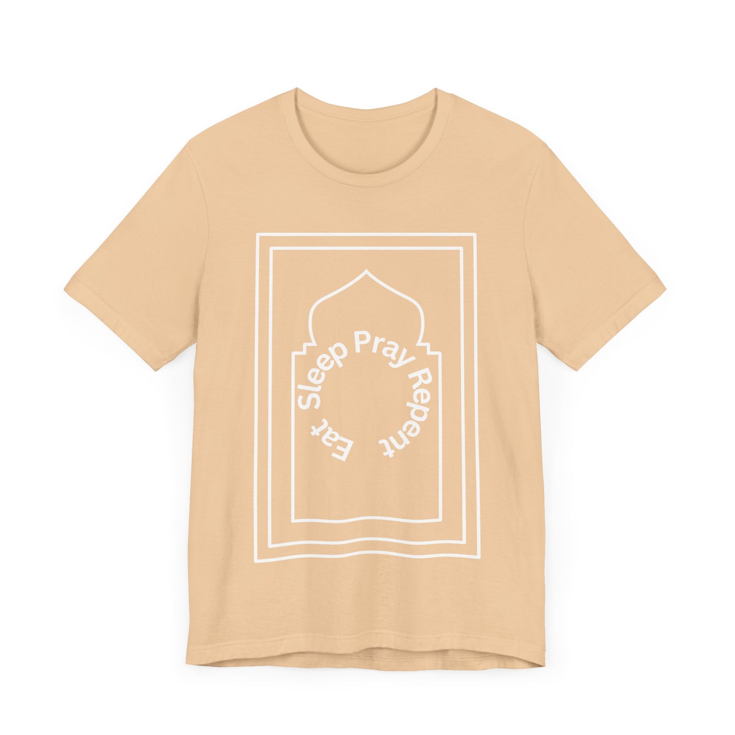 Inspirational Unisex Tee - 'Sleep Pray Repeat' Islamic Clothing