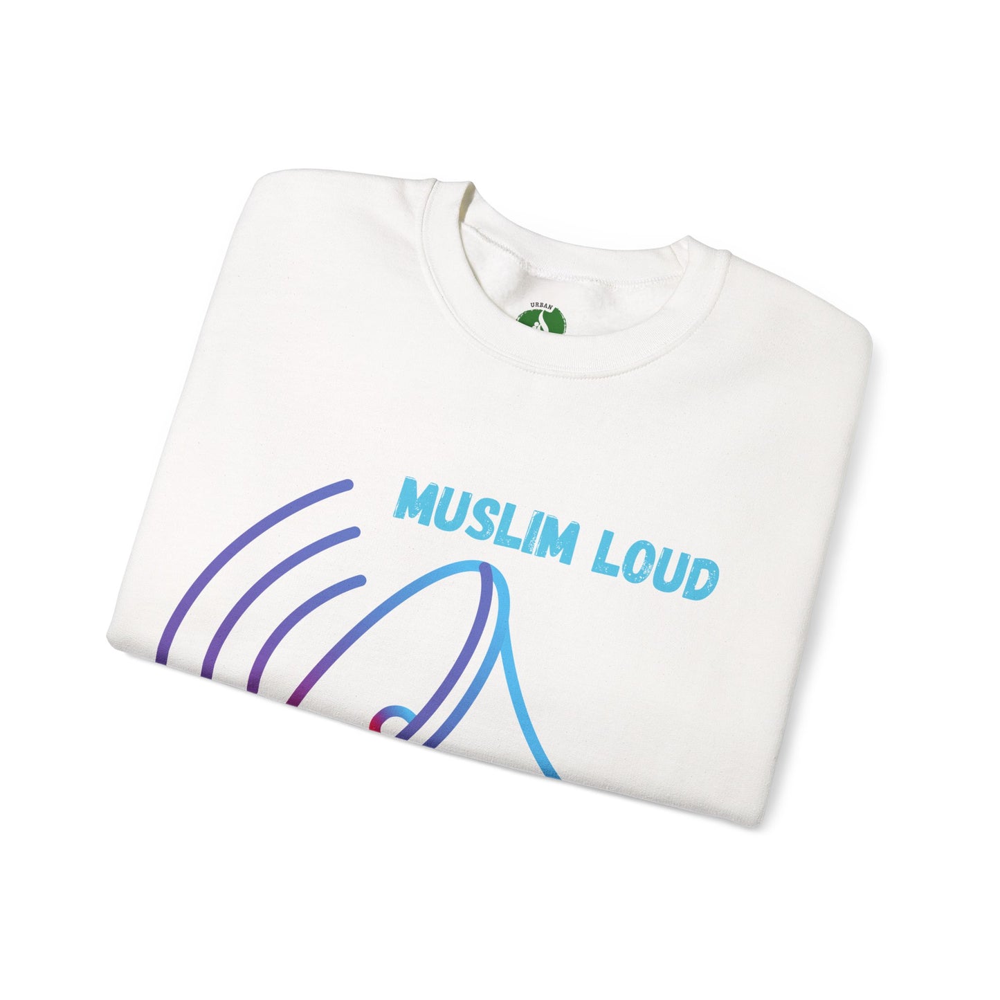 Muslim Loud and Proud Sweatshirt - Unisex Heavy Blend™ Crewneck Islamic Streetwear Fashion