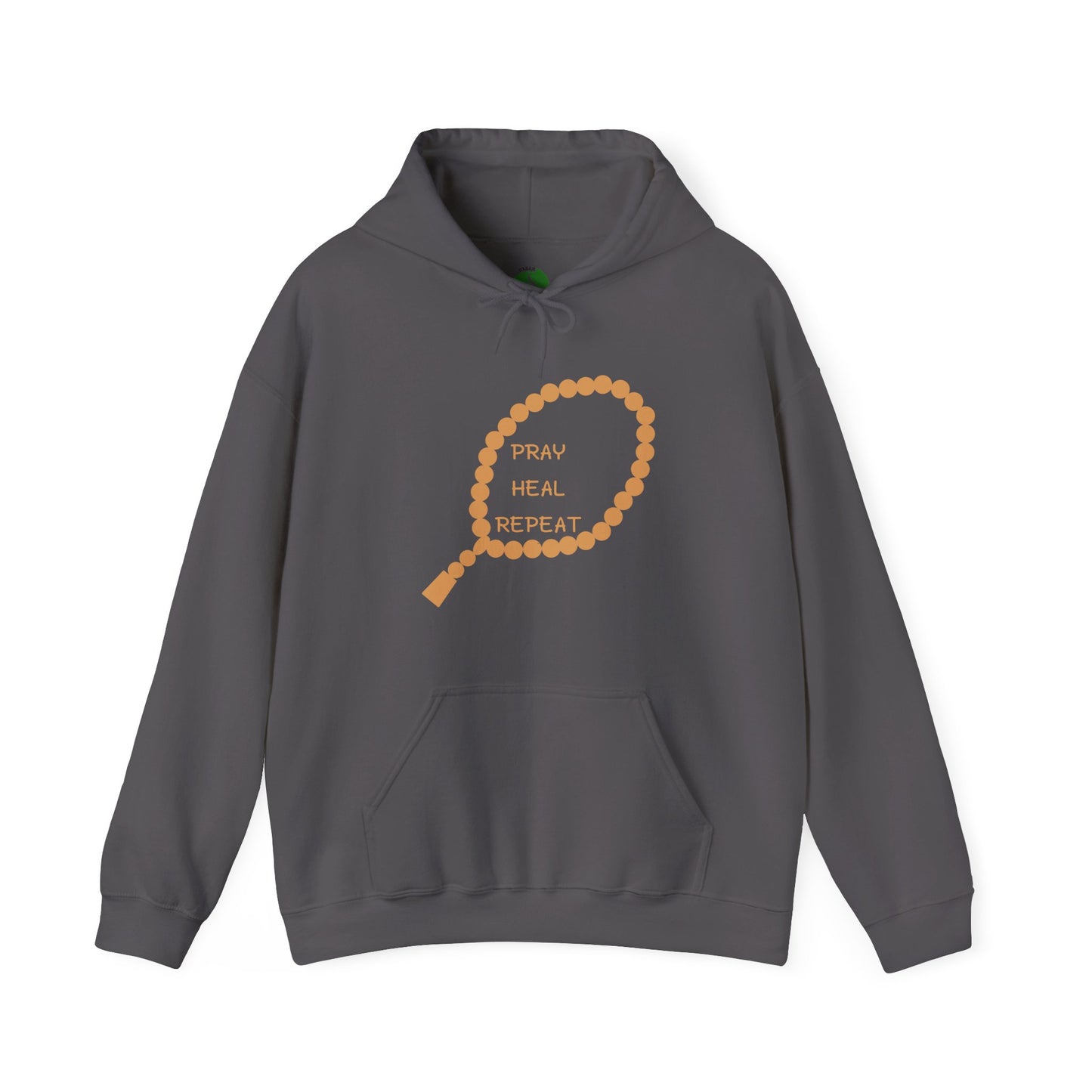 Pray Heal Repeat Hoodie - Unisex Heavy Blend Sweatshirt for Mindfulness and Spiritual Growth Islamic Street Fashion