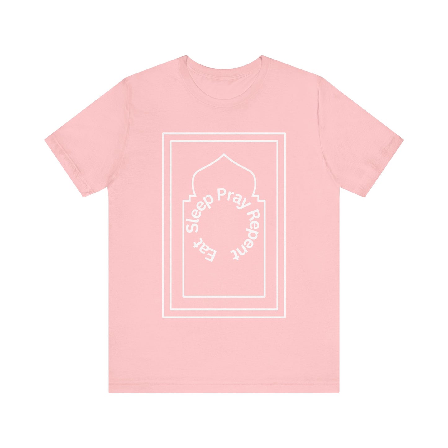 Inspirational Unisex Tee - 'Sleep Pray Repeat' Islamic Clothing