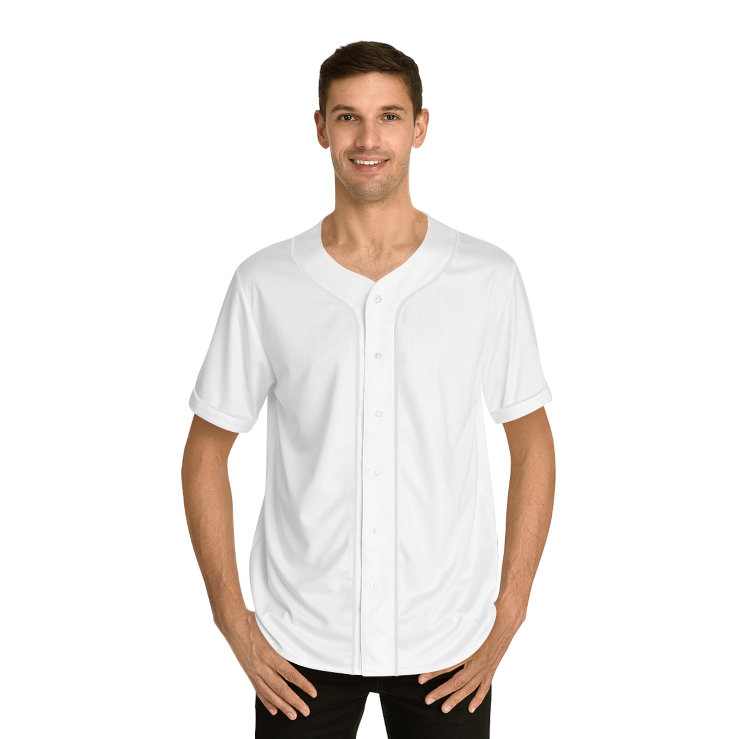 Stylish Men's Baseball Jersey with Unique Back Design Islamic Clothing