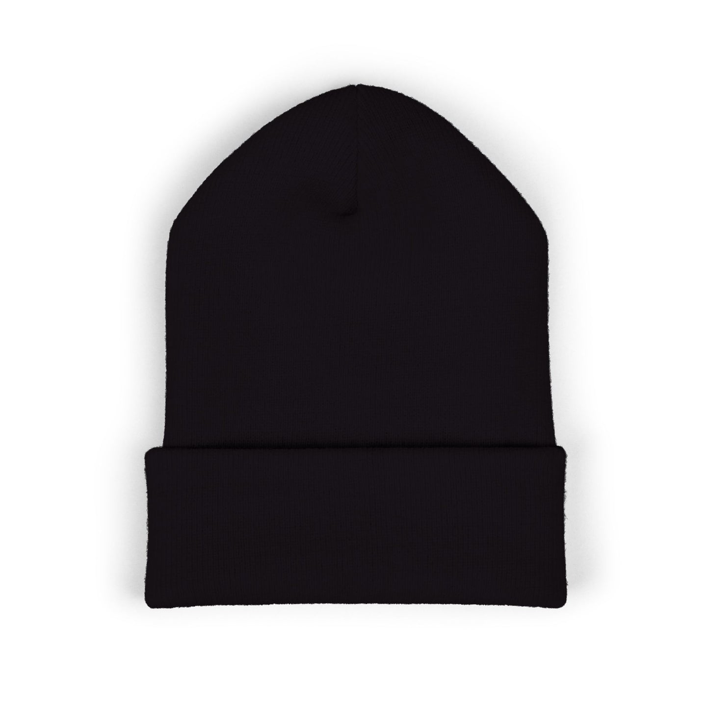 Classic Cuffed Beanie with Embroidered Logo - Cozy Winter Accessory Islamic Clothing