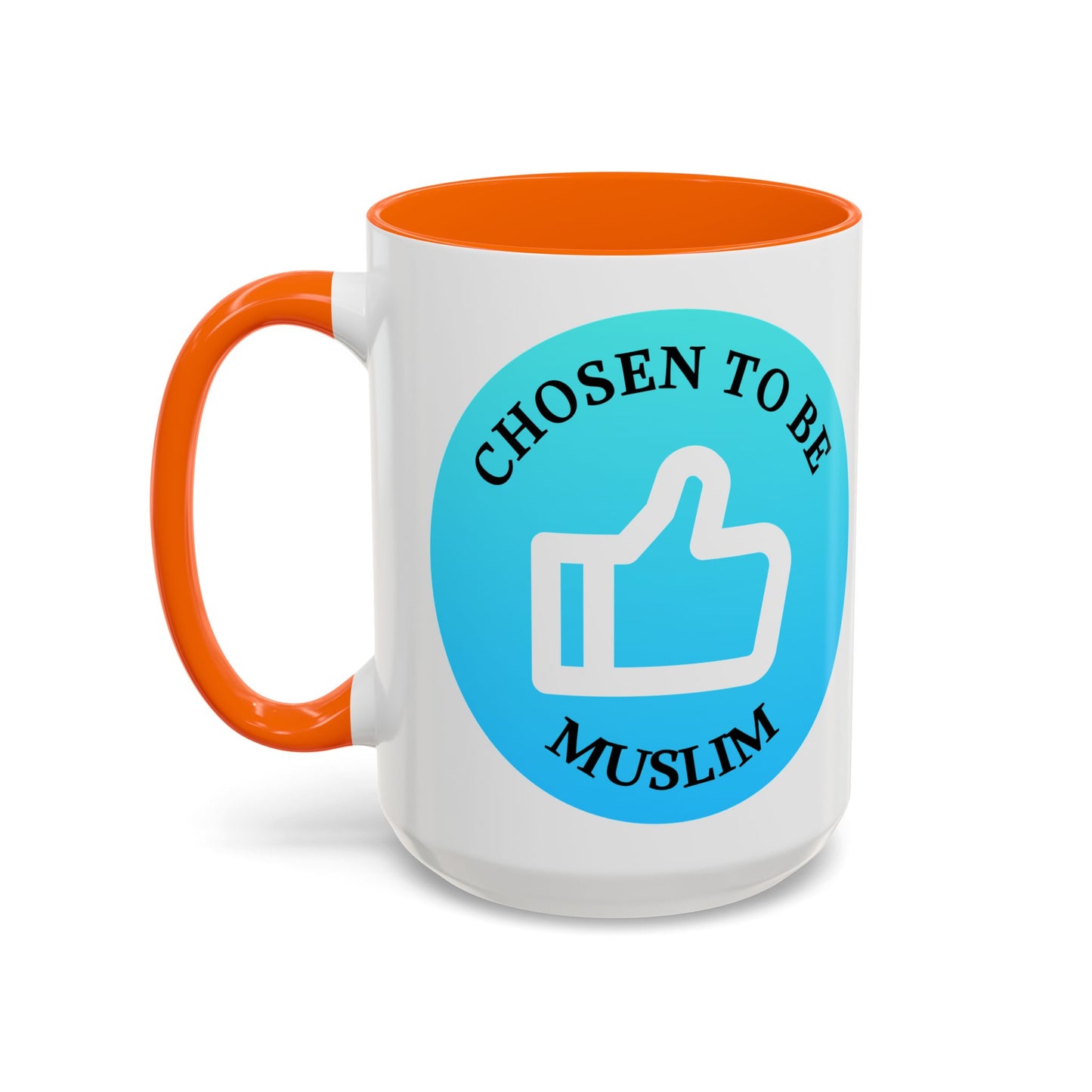 Inspirational Muslim Coffee Mug - 'Chosen to Be Muslim' - 11oz & 15oz Accent Cups Islamic Accessories Mug