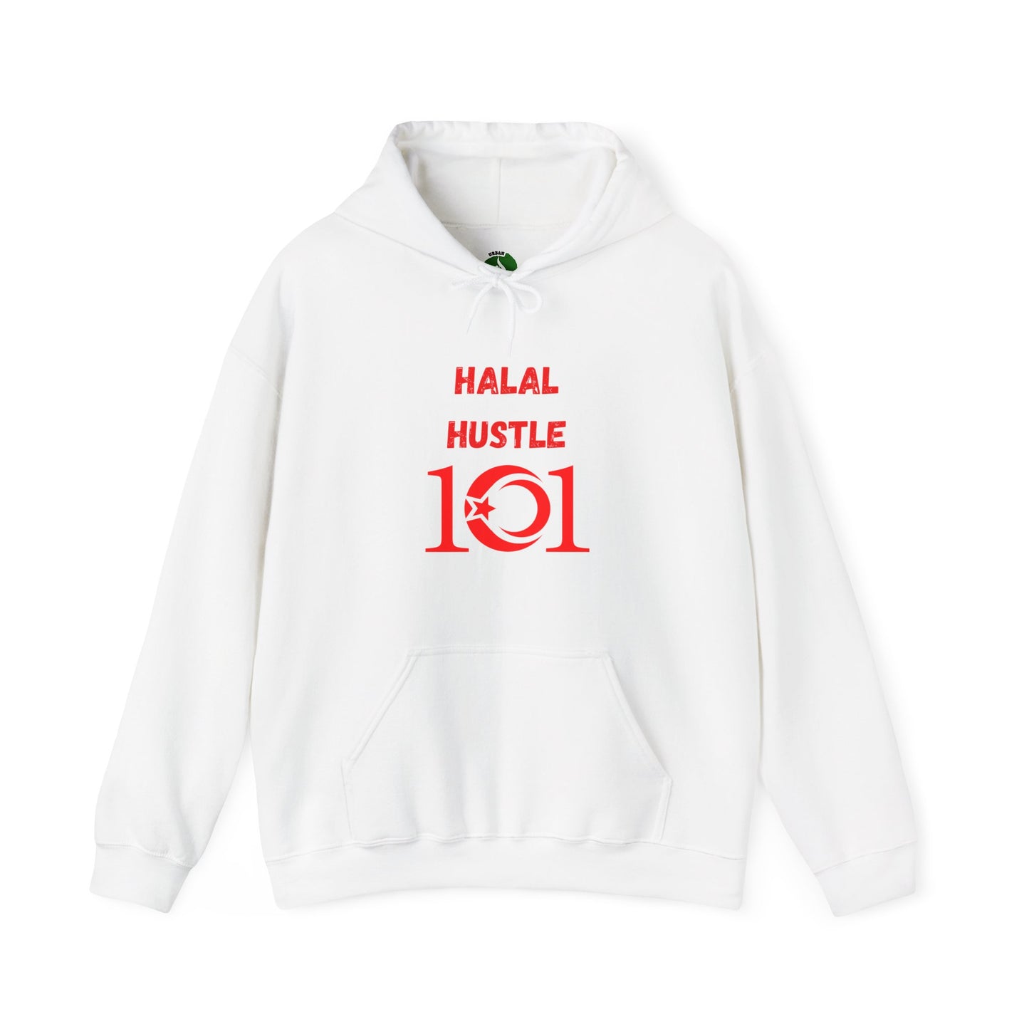 Halal Hustle 101 Unisex Hoodie - Motivational Streetwear for Everyday Inspiration Muslim Gym Clothing Hoodie