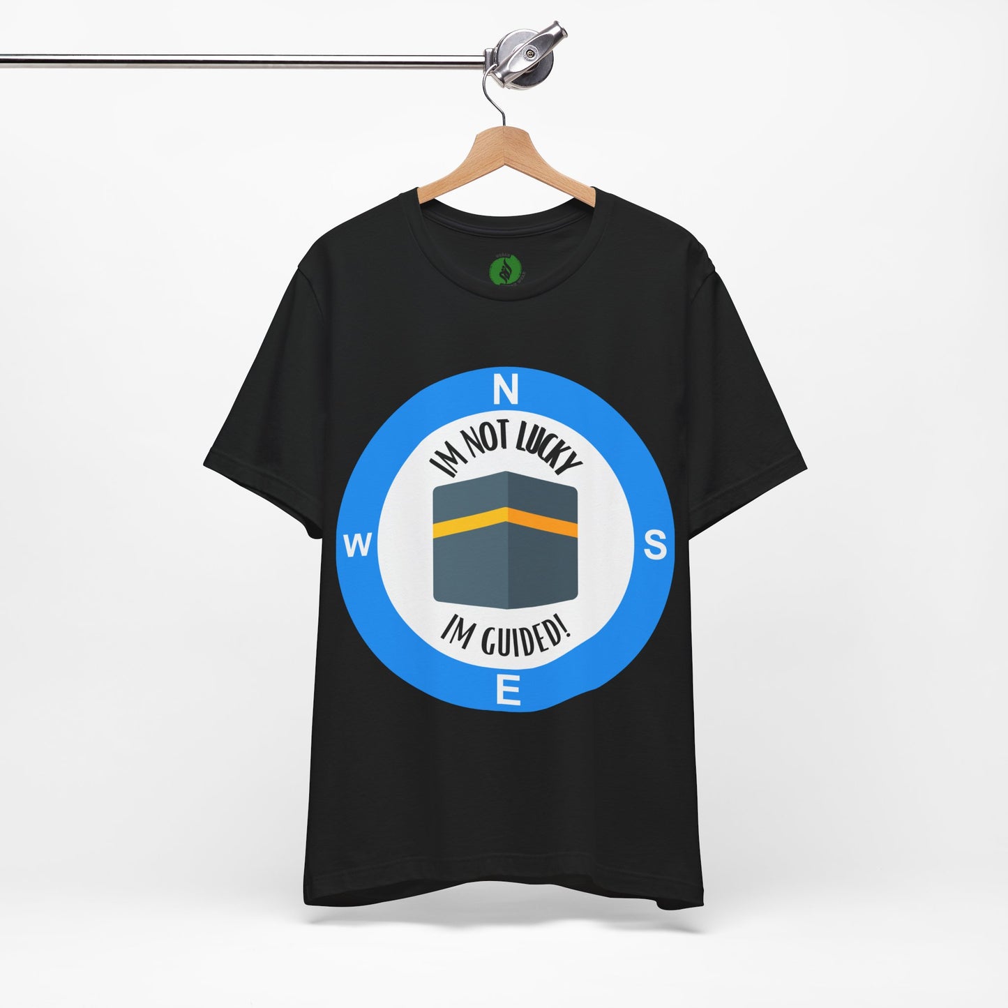 Guided Journey Unisex Jersey Tee - Inspirational Compass Design Halal Fashion T Shirt