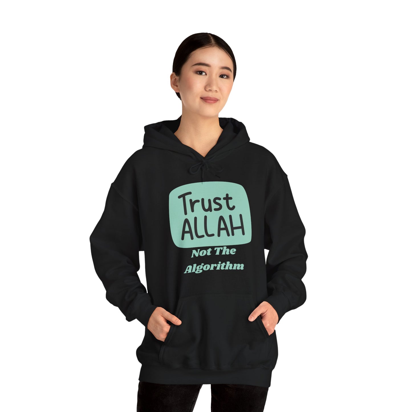 Trust Allah Hoodie - Unisex Heavy Blend™ Sweatshirt for Faith and Comfort Islamic Fashion Hoodie