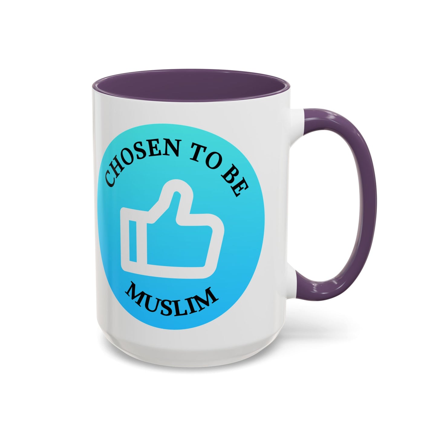 Inspirational Muslim Coffee Mug - 'Chosen to Be Muslim' - 11oz & 15oz Accent Cups Islamic Accessories Mug