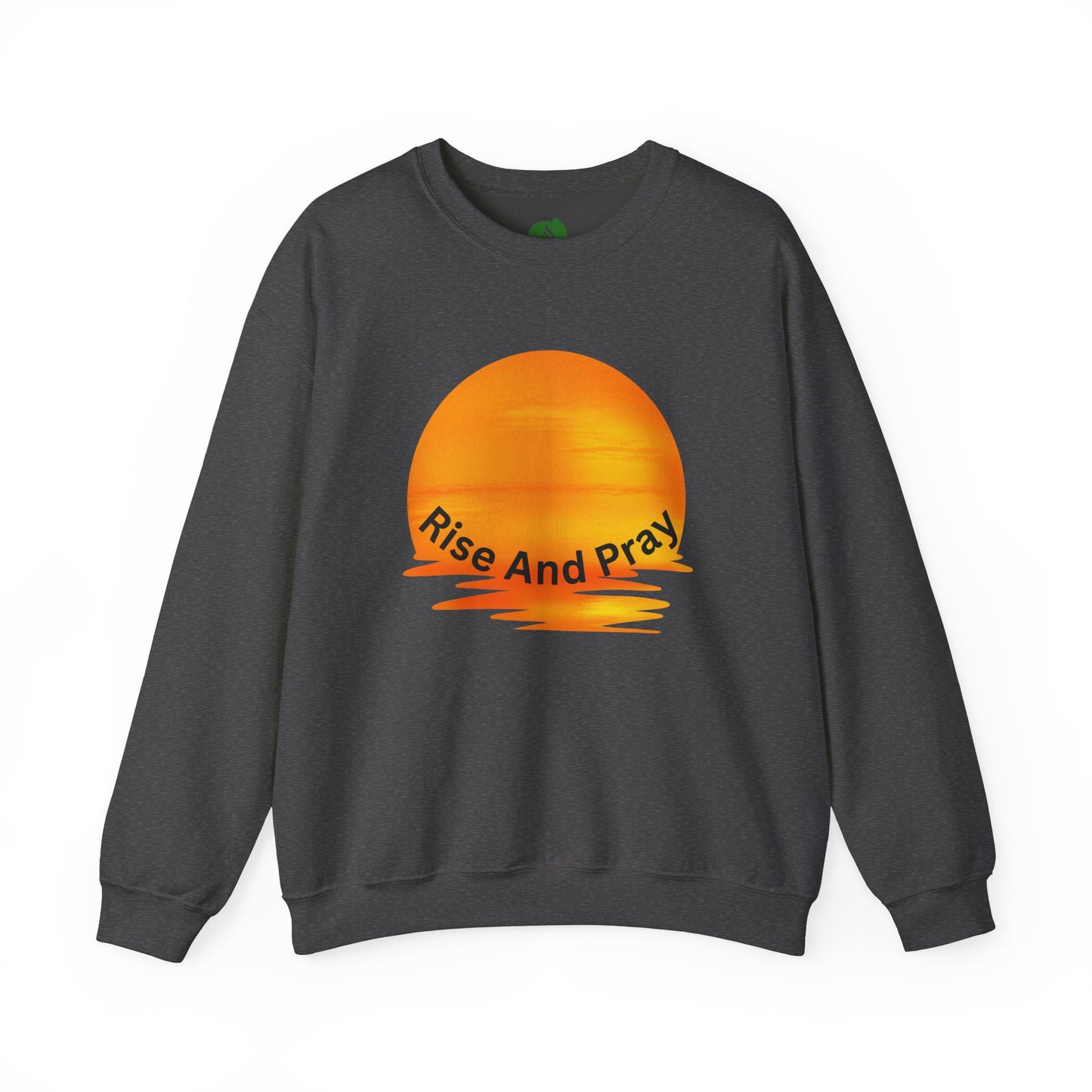 Rise And Pray Unisex Crewneck Sweatshirt - Cozy Spiritual Vibe Muslim Street Wear