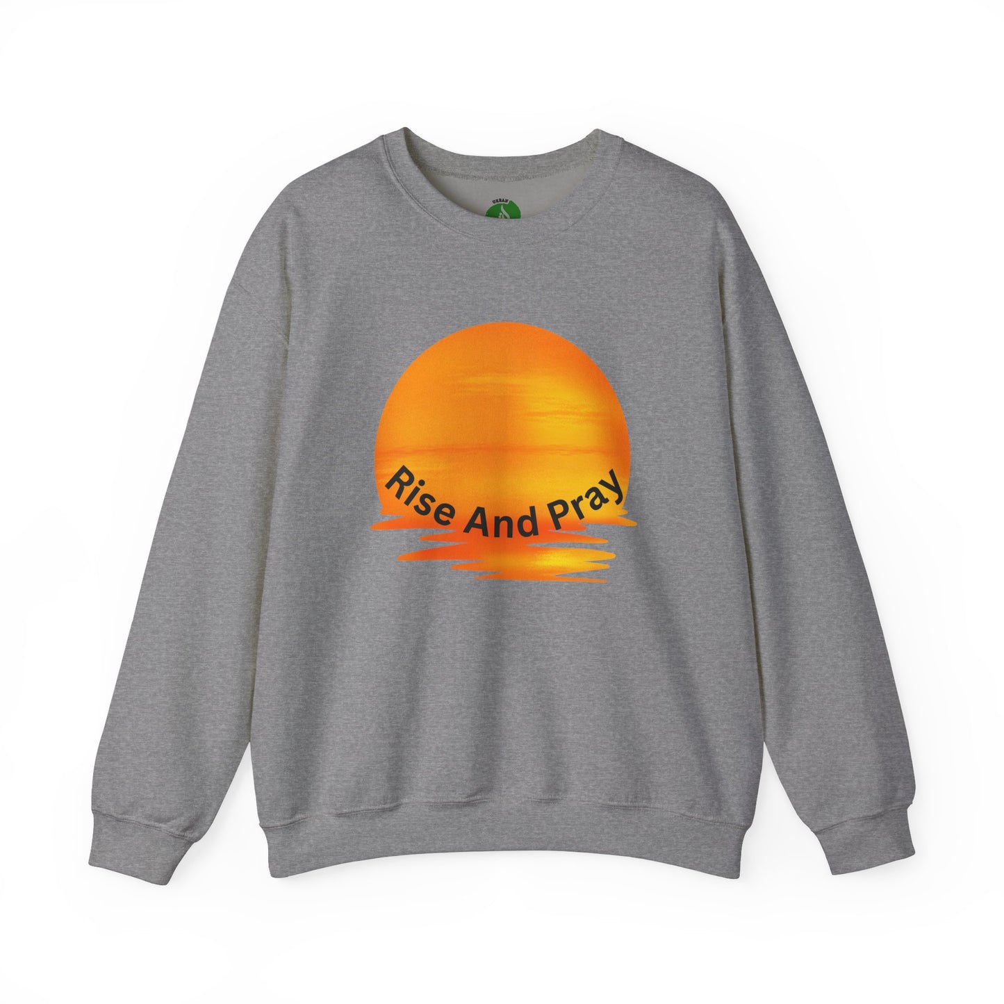 Rise And Pray Unisex Crewneck Sweatshirt - Cozy Spiritual Vibe Muslim Street Wear