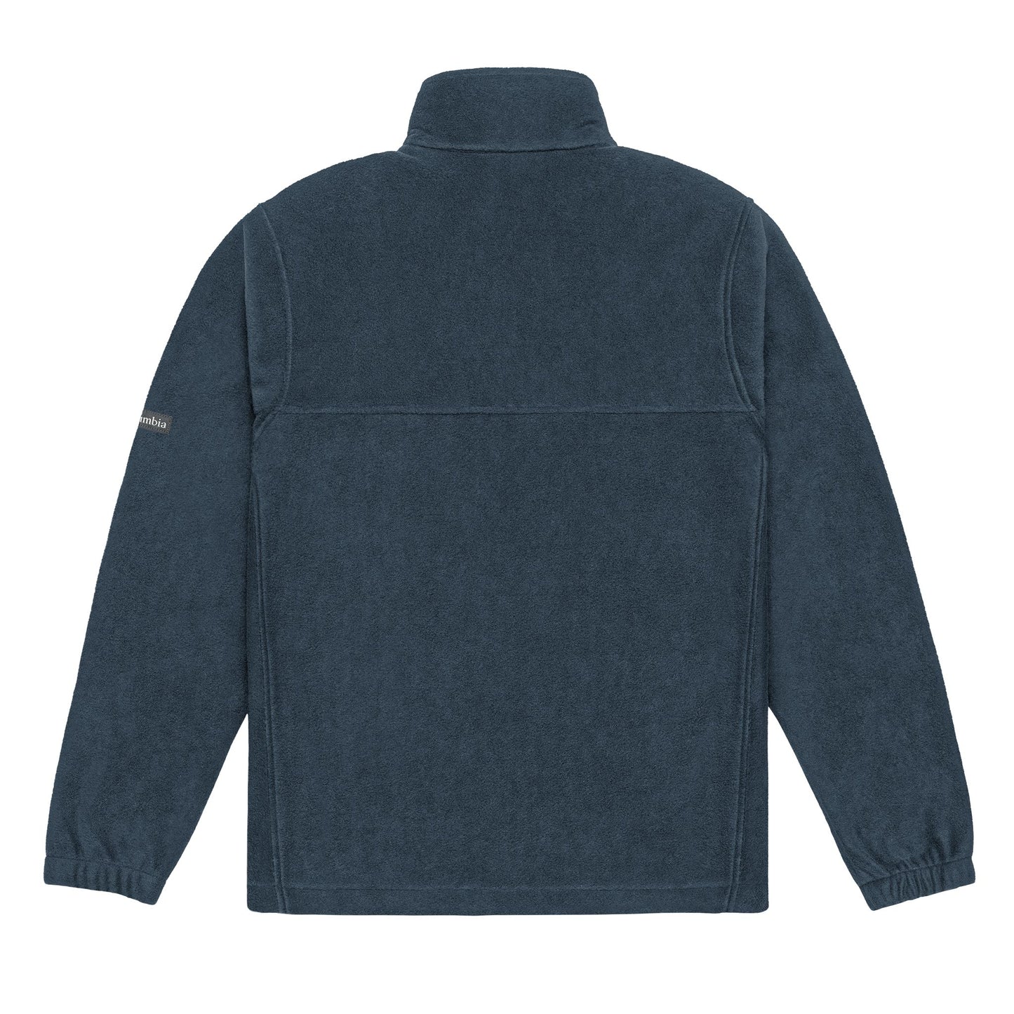 Unisex Columbia Fleece Jacket with Green Embroidery - Cozy Outdoor Wear Islamic Clothing