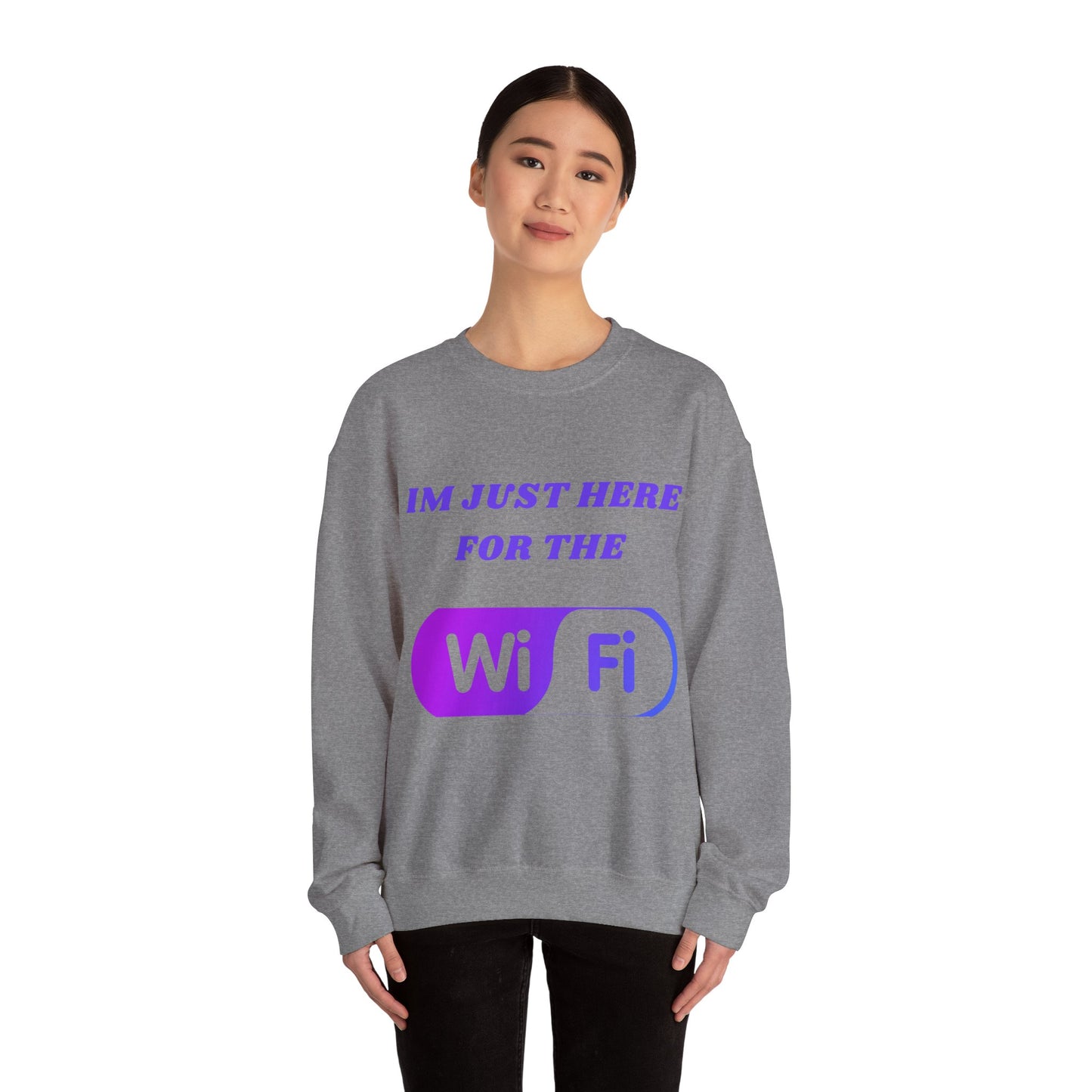 Funny WiFi Sweatshirt for Internet Lovers Humour Joke Clothing Sweat Shirt