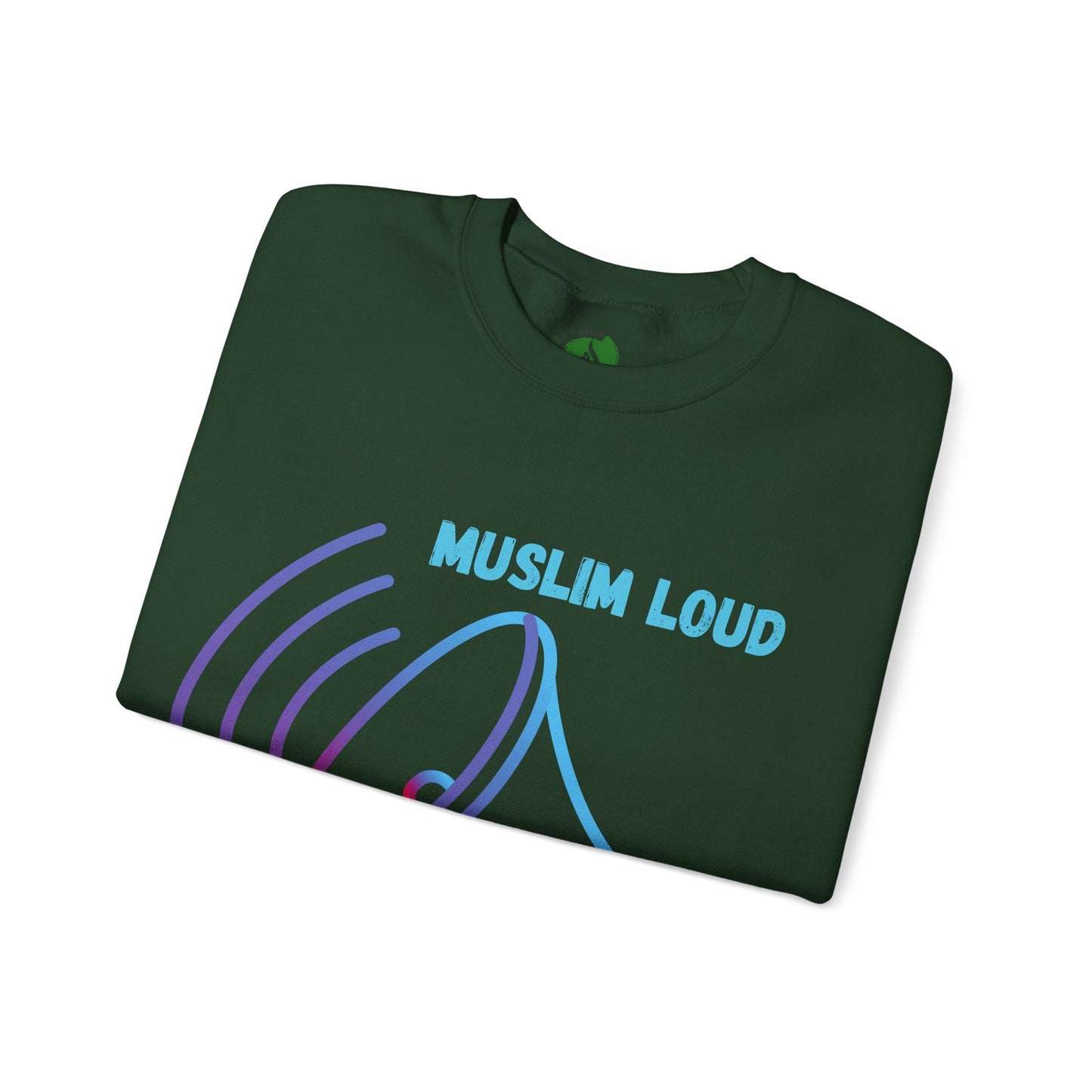 Muslim Loud and Proud Sweatshirt - Unisex Heavy Blend™ Crewneck Islamic Streetwear Fashion