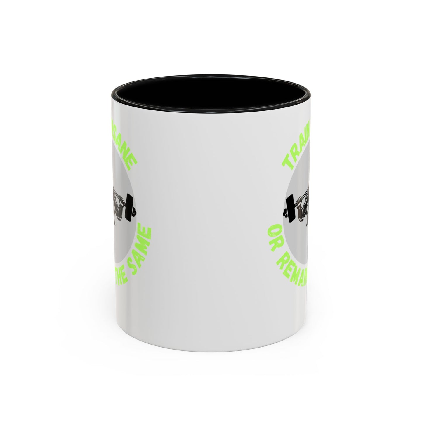 Motivational Fitness Coffee Mug - "Train Insane or Remain the Same" - Perfect Gift for Gym Enthusiasts Humour Joke Gym Mug