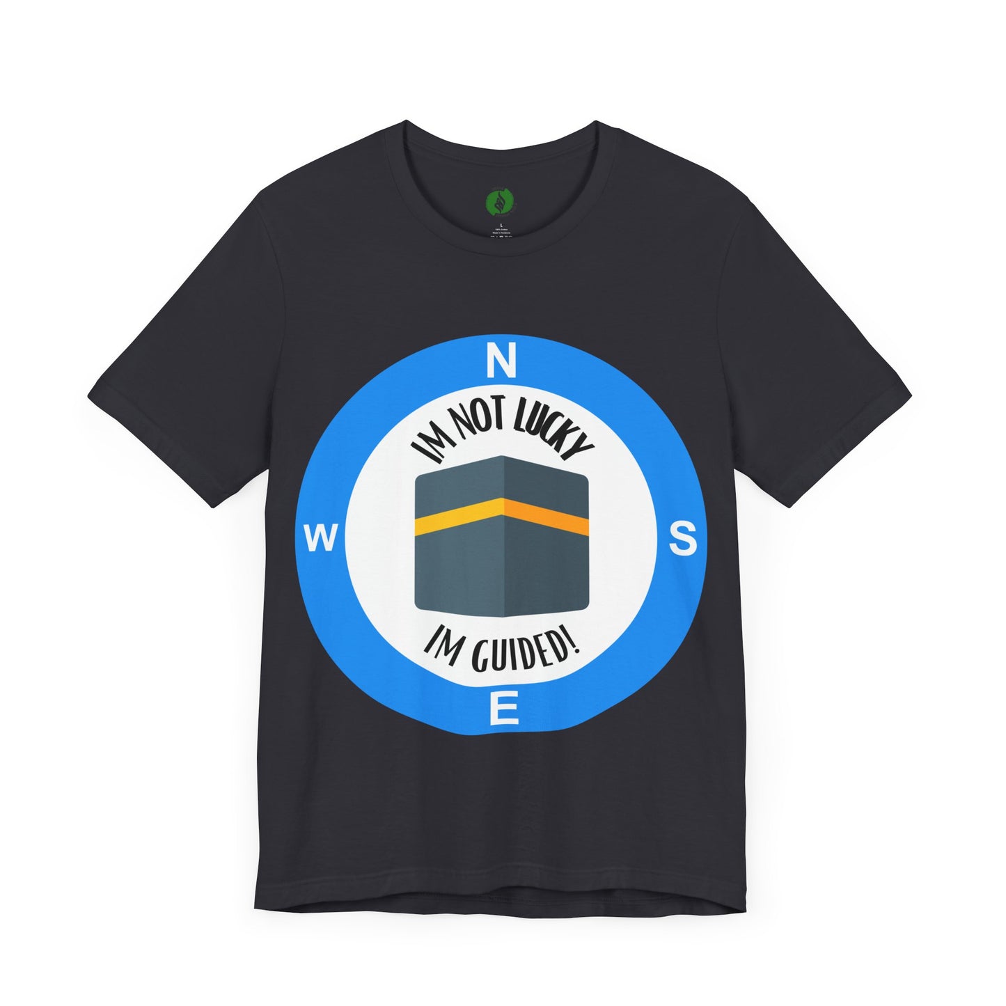 Guided Journey Unisex Jersey Tee - Inspirational Compass Design Halal Fashion T Shirt