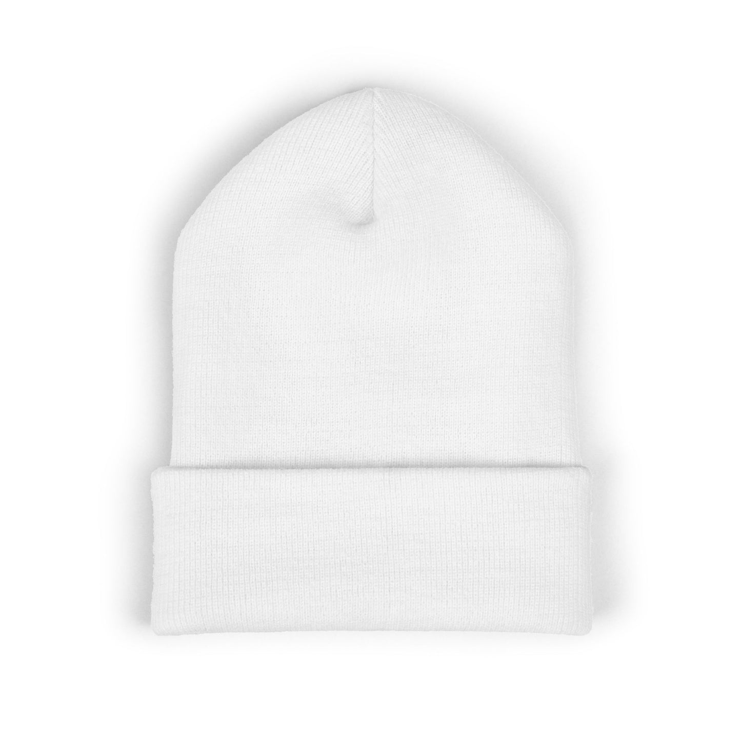Classic Cuffed Beanie with Embroidered Logo - Cozy Winter Accessory Islamic Clothing