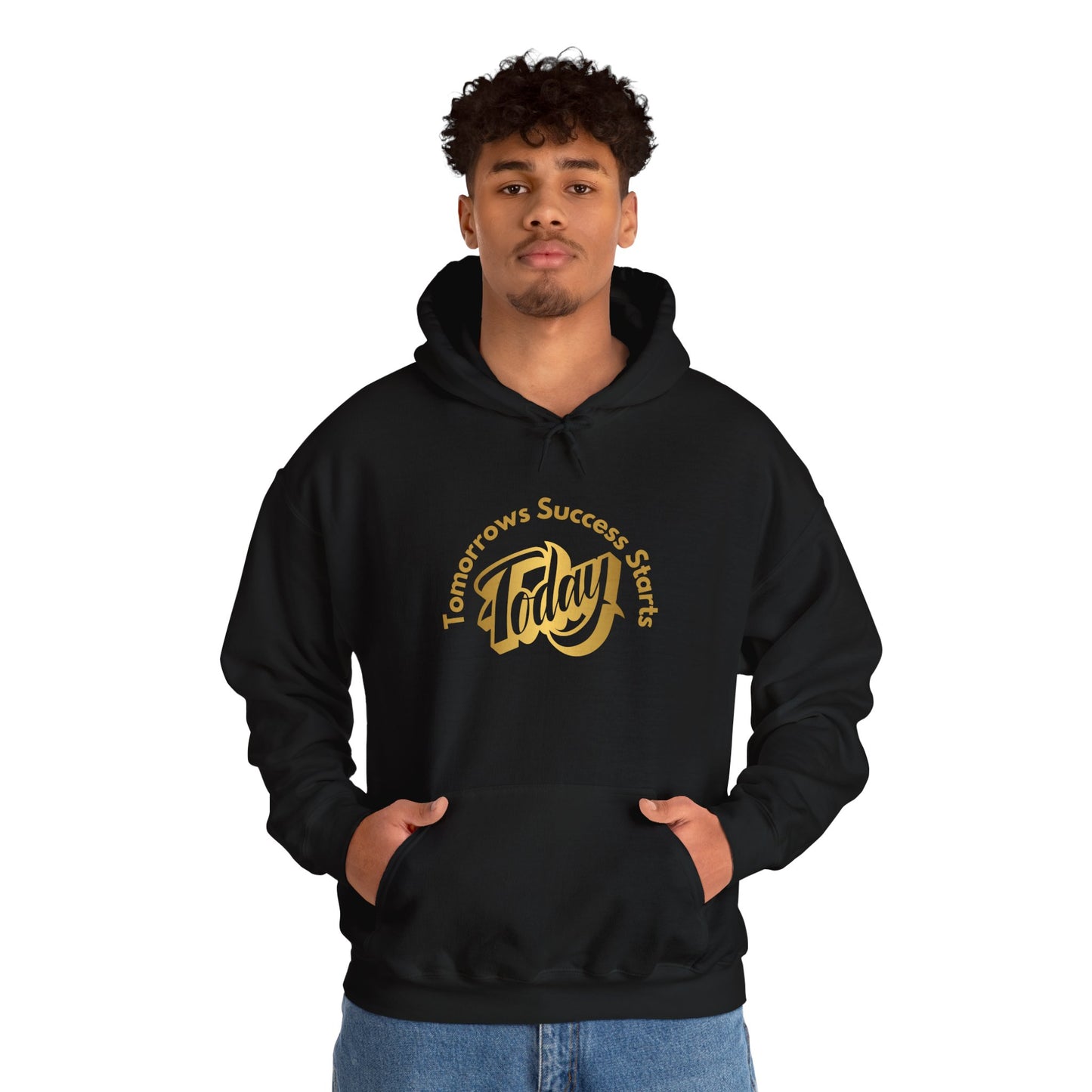 Inspirational Hoodie - "Tomorrow's Success Starts Today" Gym Motivation Hoodie