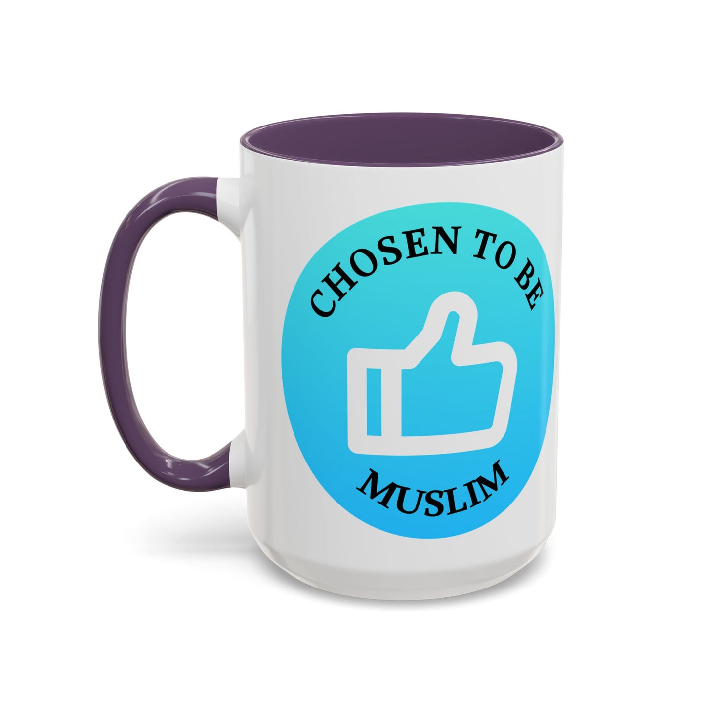 Inspirational Muslim Coffee Mug - 'Chosen to Be Muslim' - 11oz & 15oz Accent Cups Islamic Accessories Mug