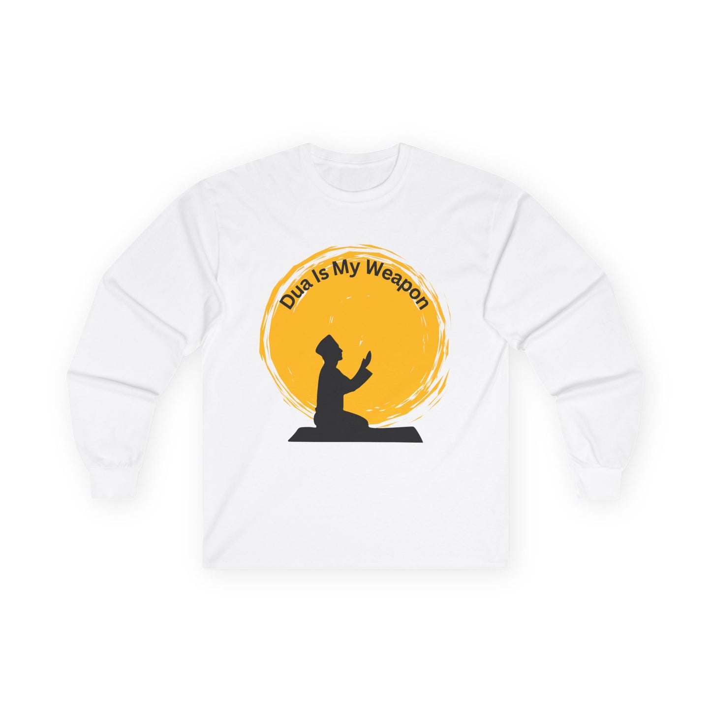 Inspiration Long Sleeve Tee - "Dua Is My Weapon" - Unisex Cotton Shirt Muslim Clothing