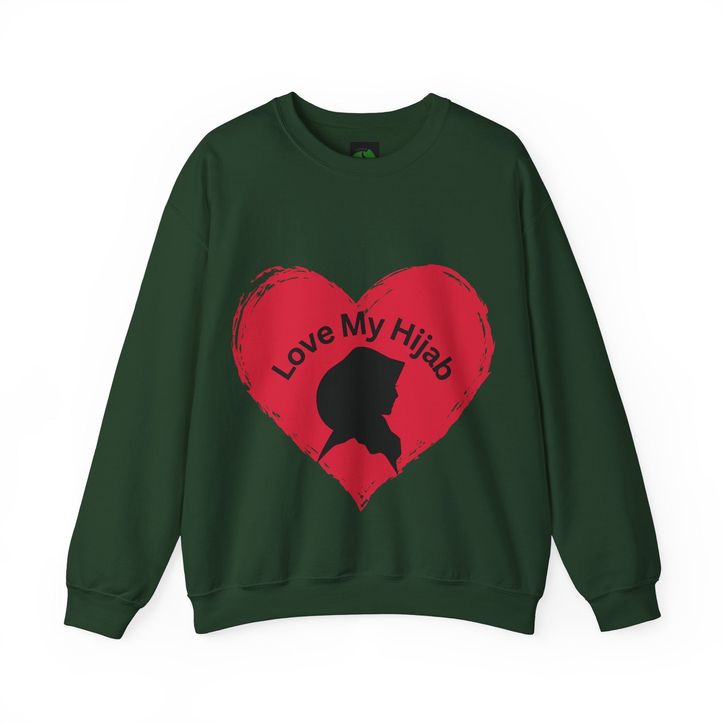 Love My Hijab Heavy Blend Sweatshirt - Unisex Crewneck for Comfort and Style Muslim Women Clothing