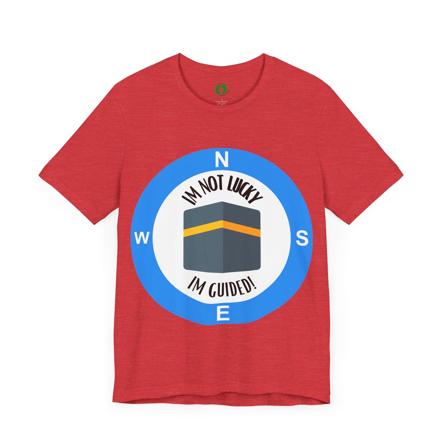 Guided Journey Unisex Jersey Tee - Inspirational Compass Design Halal Fashion T Shirt