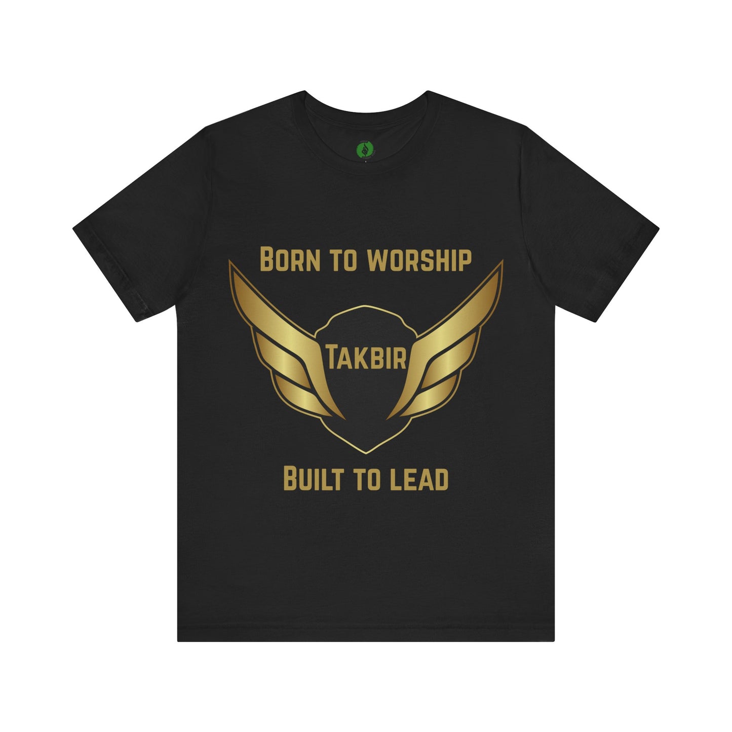 Inspirational Unisex Short Sleeve Tee - 'Born to Worship' Muslim Streetwear Fashion T Shirt
