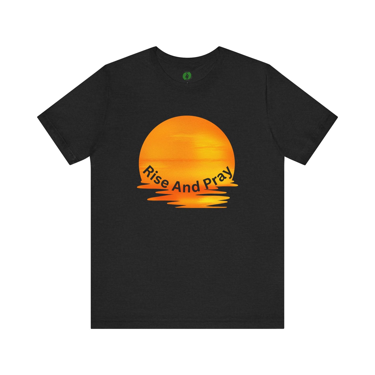 Sunrise 'Rise And Pray' Unisex Tee - Inspirational Short Sleeve Shirt Muslim Street Wear