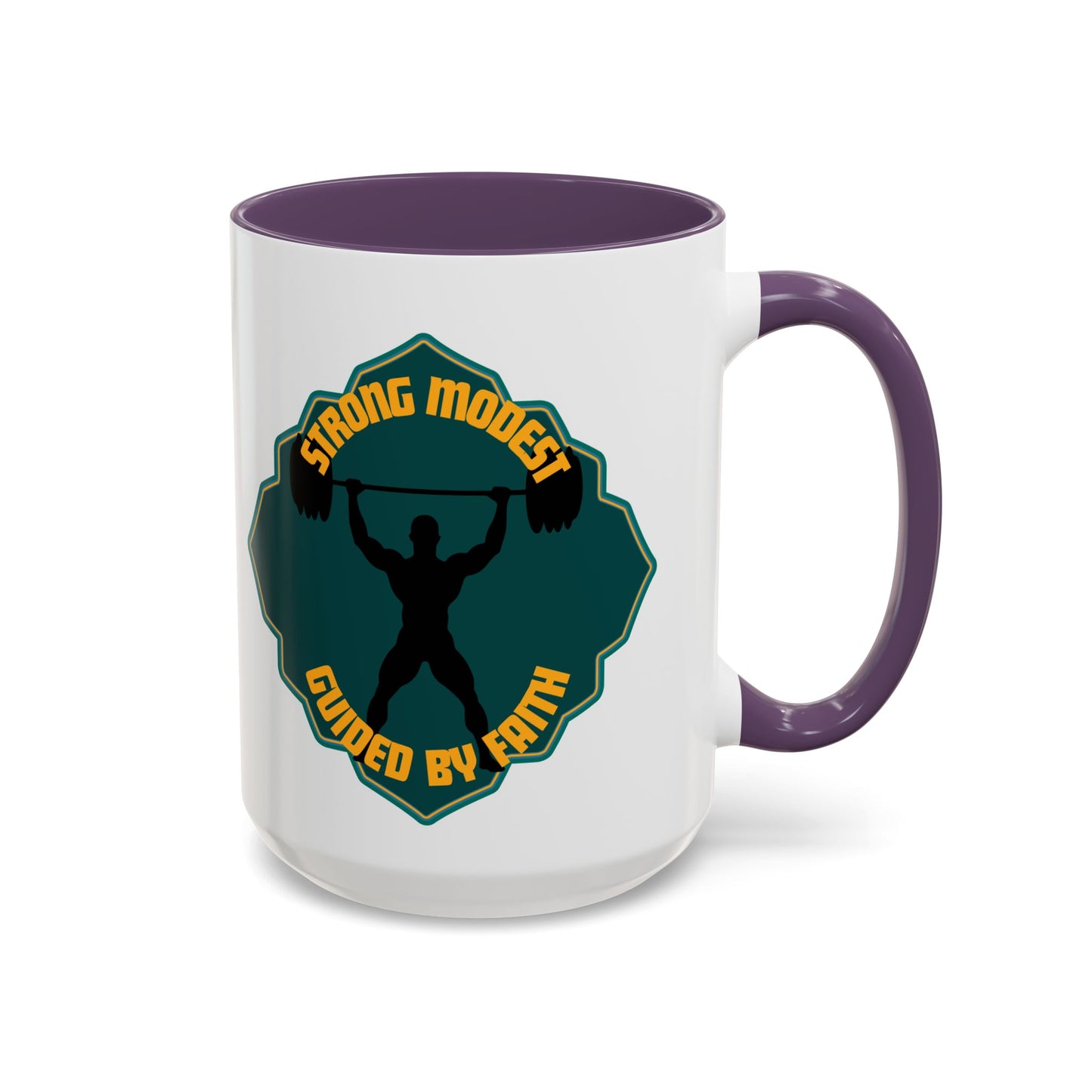Strong & Modest Coffee Mug - 11oz & 15oz | Motivational Gift for Fitness Enthusiasts Islamic Accessories