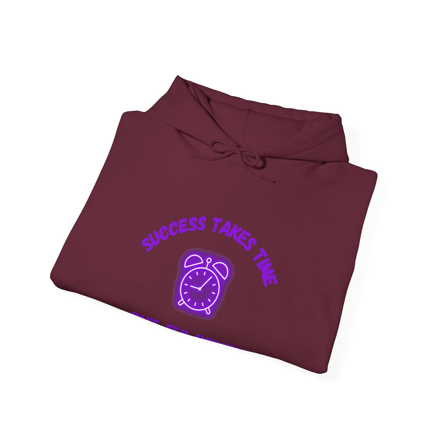 Success Takes Time Hoodie - Motivational Clothing Hoodie Unisex Heavy Blend™ Sweatshirt