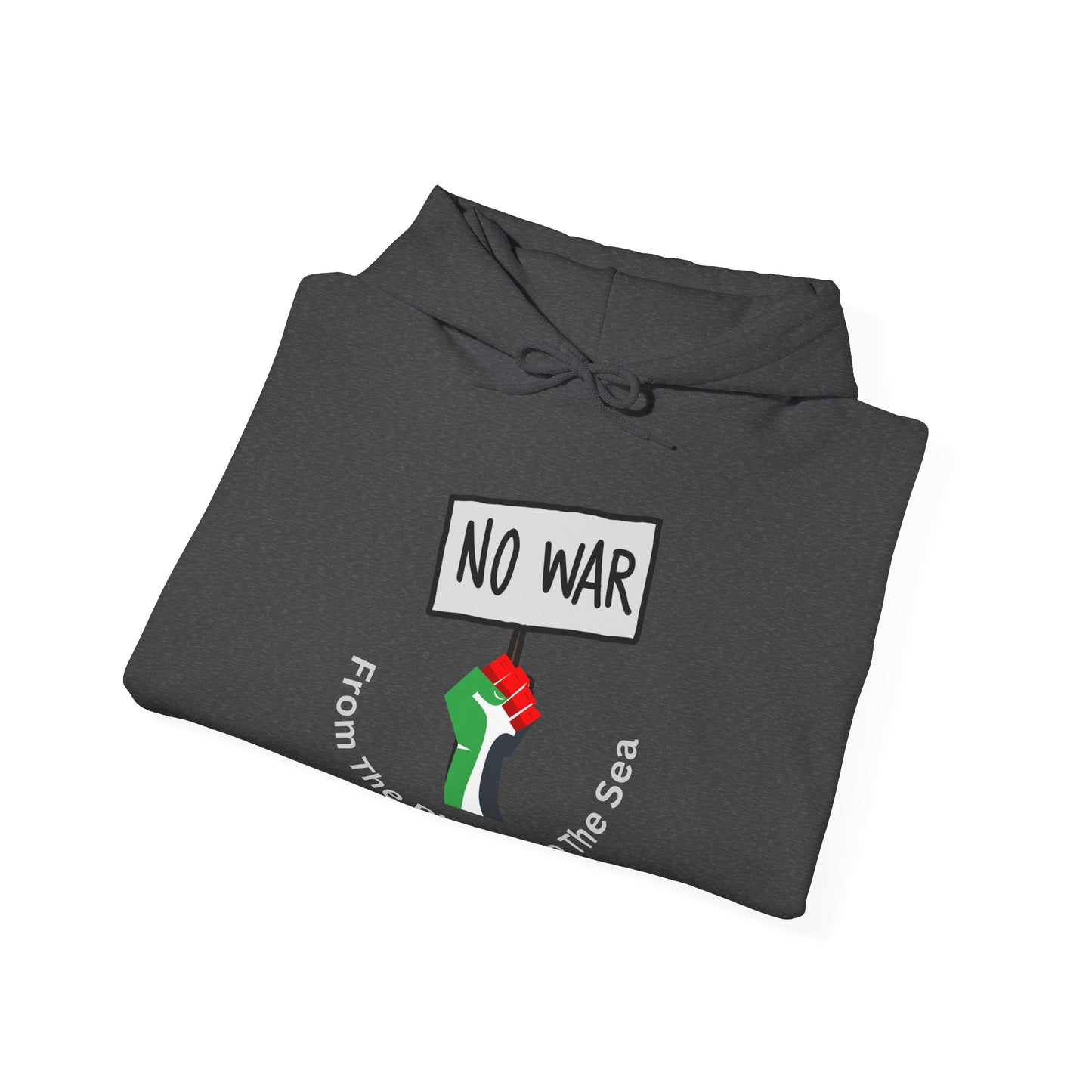 Unisex Heavy Blend™ Hoodie - NO WAR Protest Sweatshirt Muslim Clothing