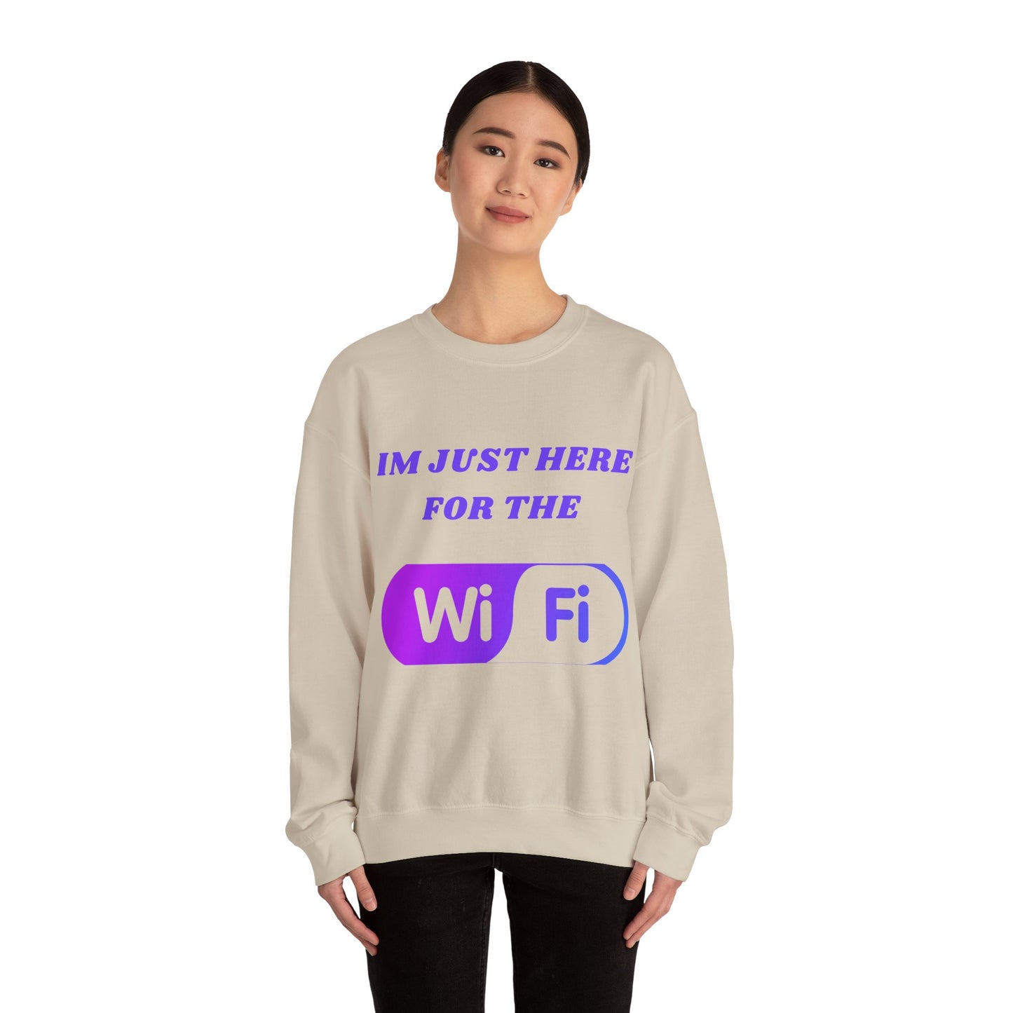 Funny WiFi Sweatshirt for Internet Lovers Humour Joke Clothing Sweat Shirt