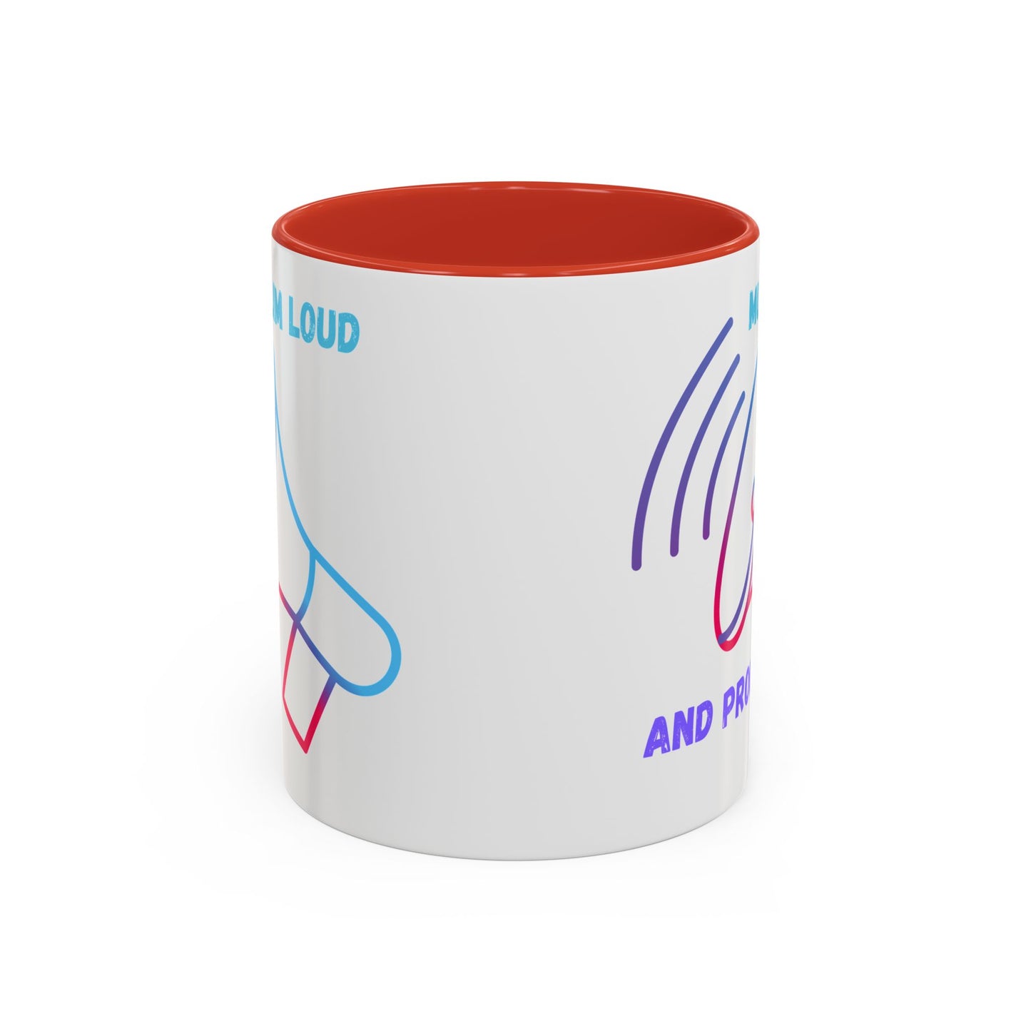 Muslim Loud and Proud Coffee Mug - Accent 11oz & 15oz Islamic Accessories Mug
