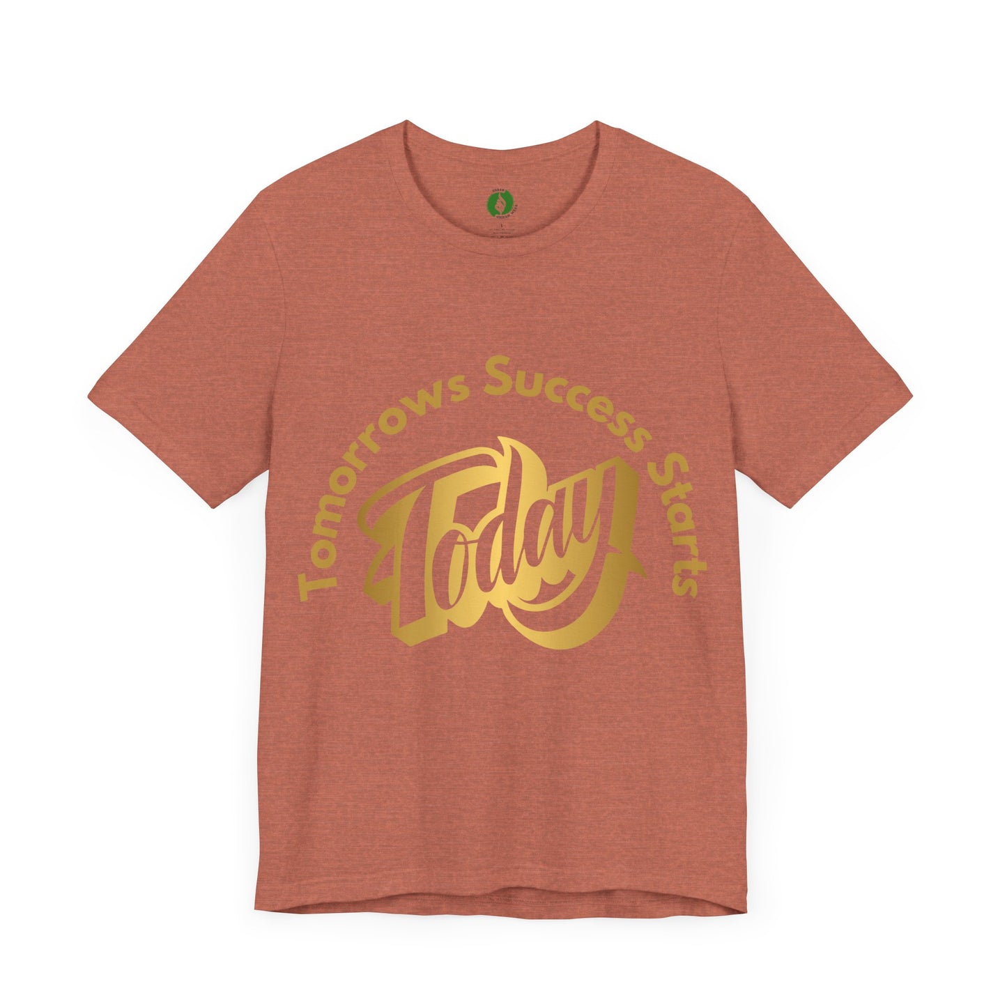 Inspirational Success Tee - "Tomorrow’s Success Starts Today" Unisex Jersey T-Shirt Gym Motivation T Shirt