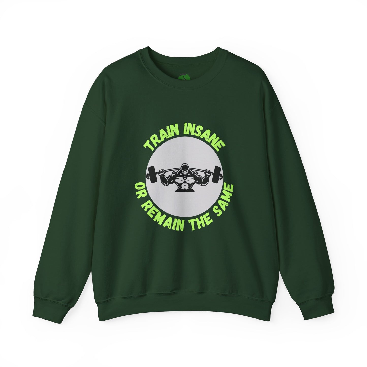 Train Insane Gym Sweatshirt - Unisex Heavy Blend Crewneck Humour Joke Clothing