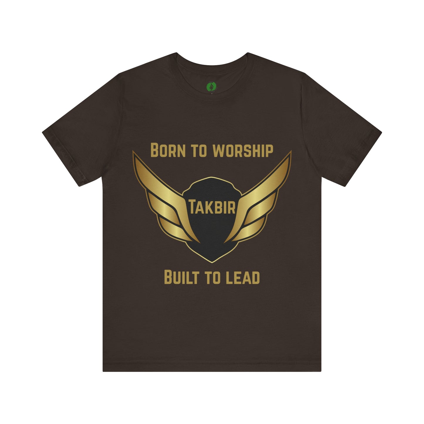 Inspirational Unisex Short Sleeve Tee - 'Born to Worship' Muslim Streetwear Fashion T Shirt