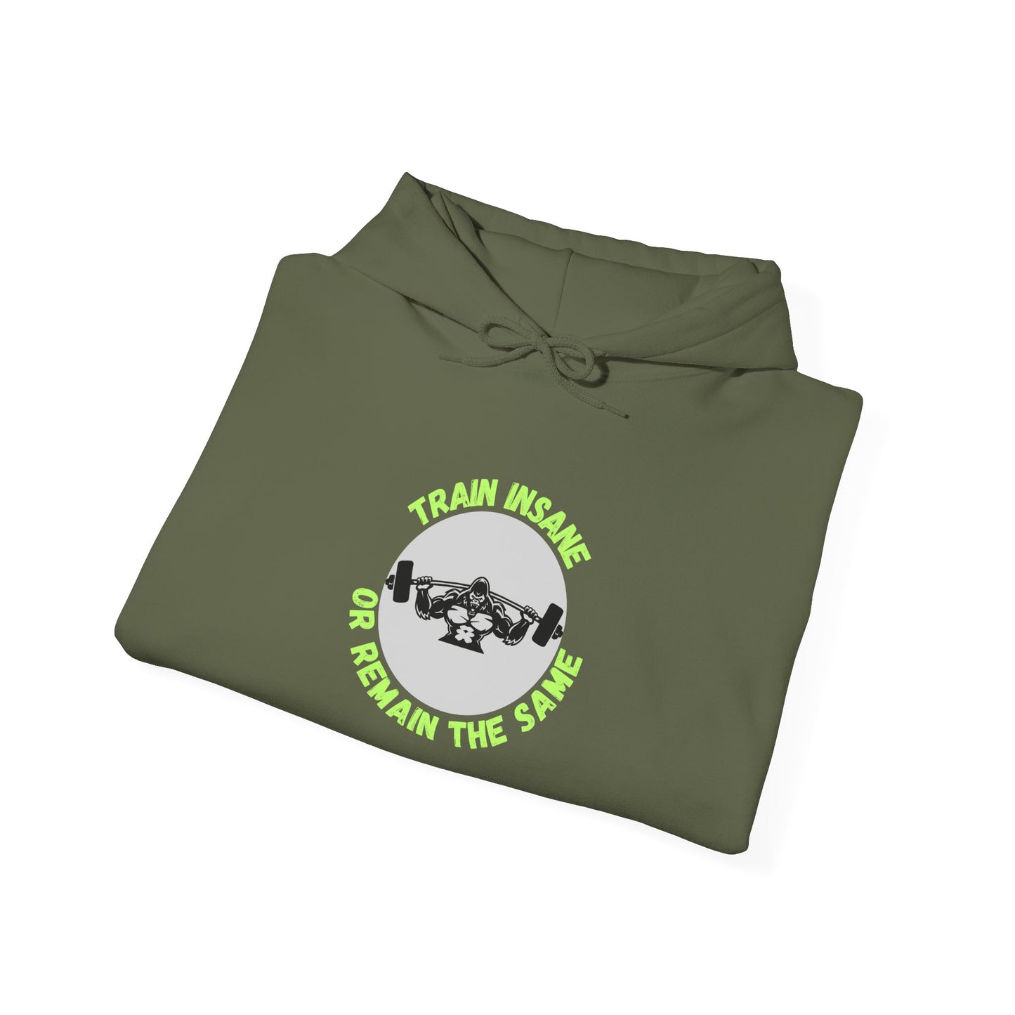 Train Insane Unisex Heavy Blend™ Hoodie - Motivational Gym Sweatshirt Humour Joke Clothing