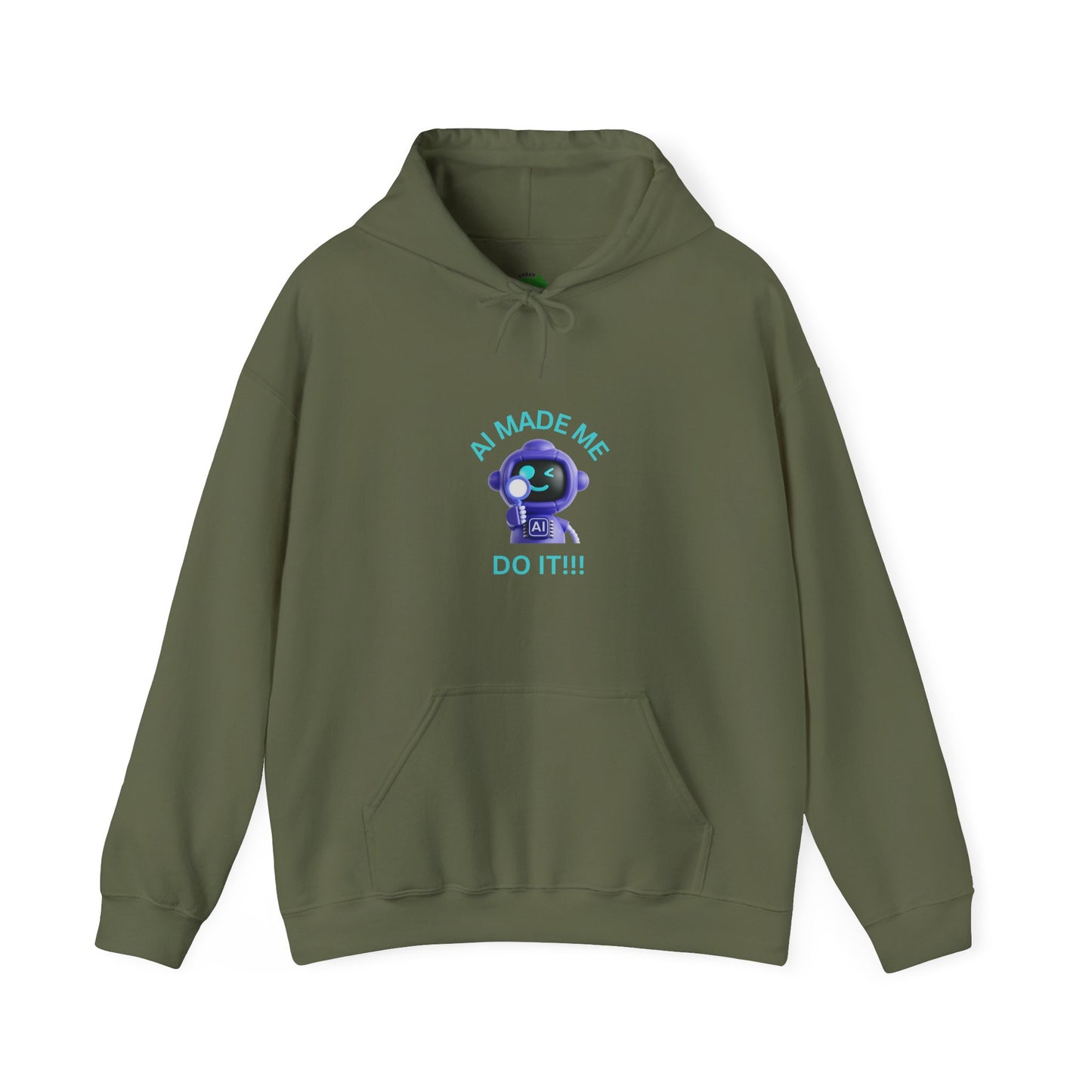 AI Made Me Do It Unisex Heavy Blend Hoodie Humour Clothing Fashion Hoodie