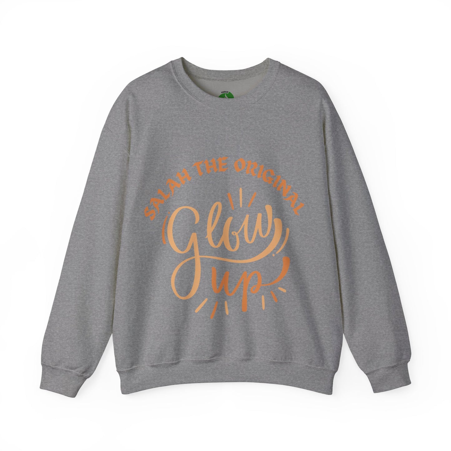 Salah Glow Up Crewneck Sweatshirt - Unisex Heavy Blend™ Muslim Fashion Sweat Shirt